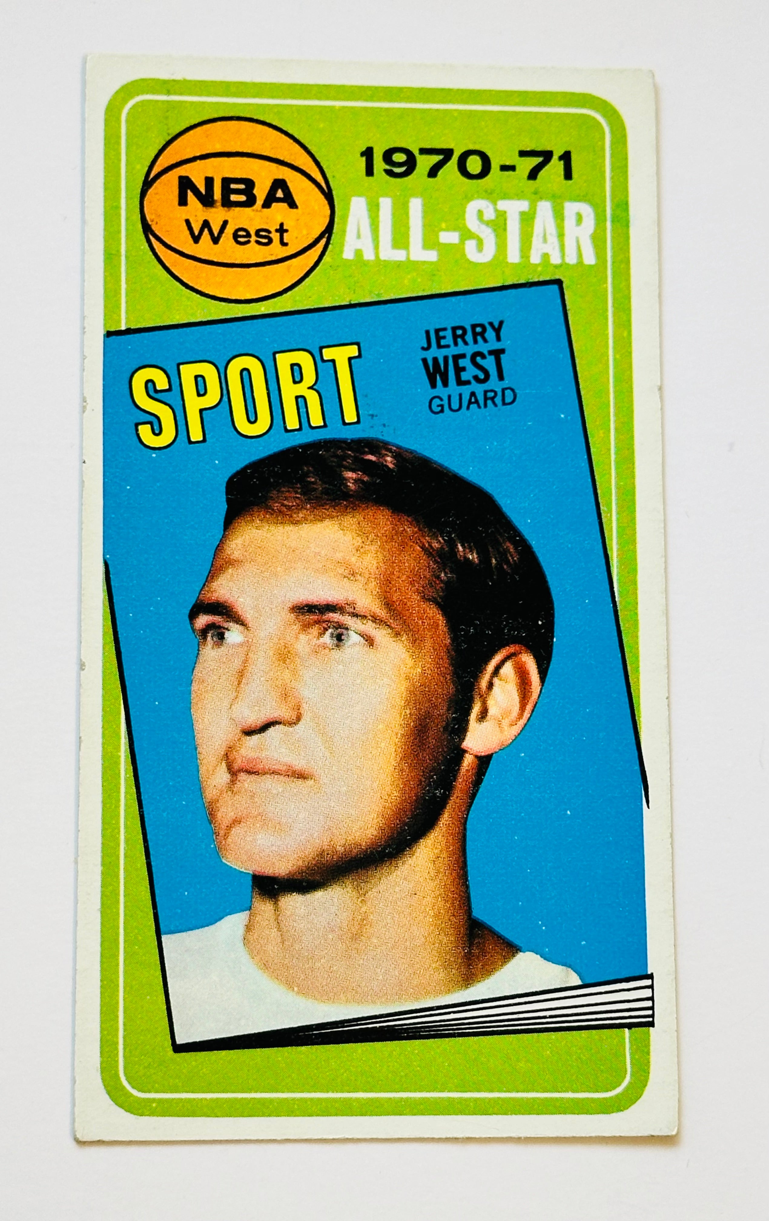 Jerry West NBA All-Star rare Topps basketball card 1970