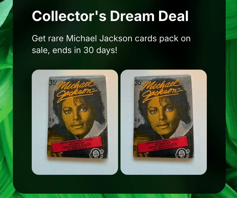 Michael Jackson OPC Canadian version two sealed packs lot deal 1984