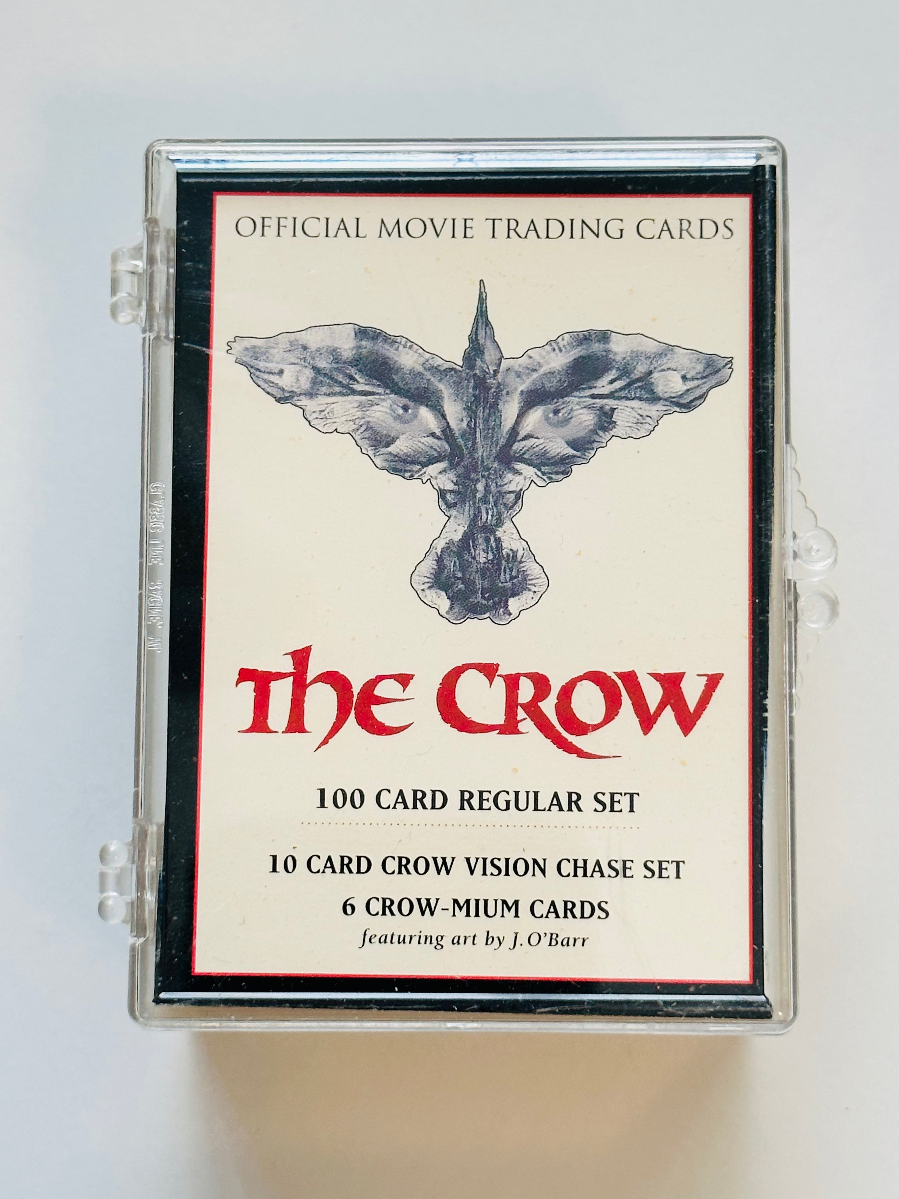 The Crow first movie with Brandon Lee rare limited print cards set 1994