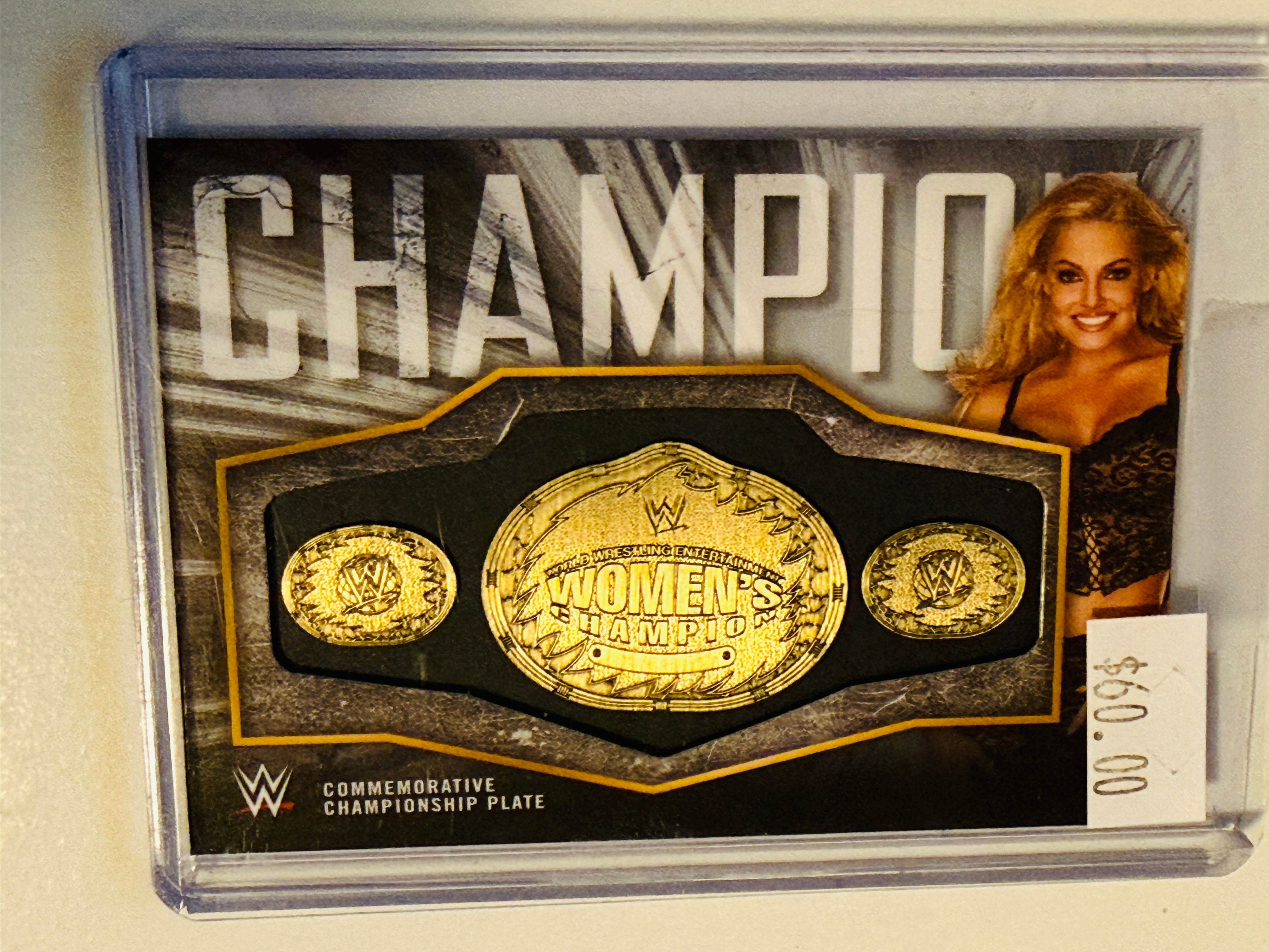 Wrestling Trish Stratus memorabilia insert card
