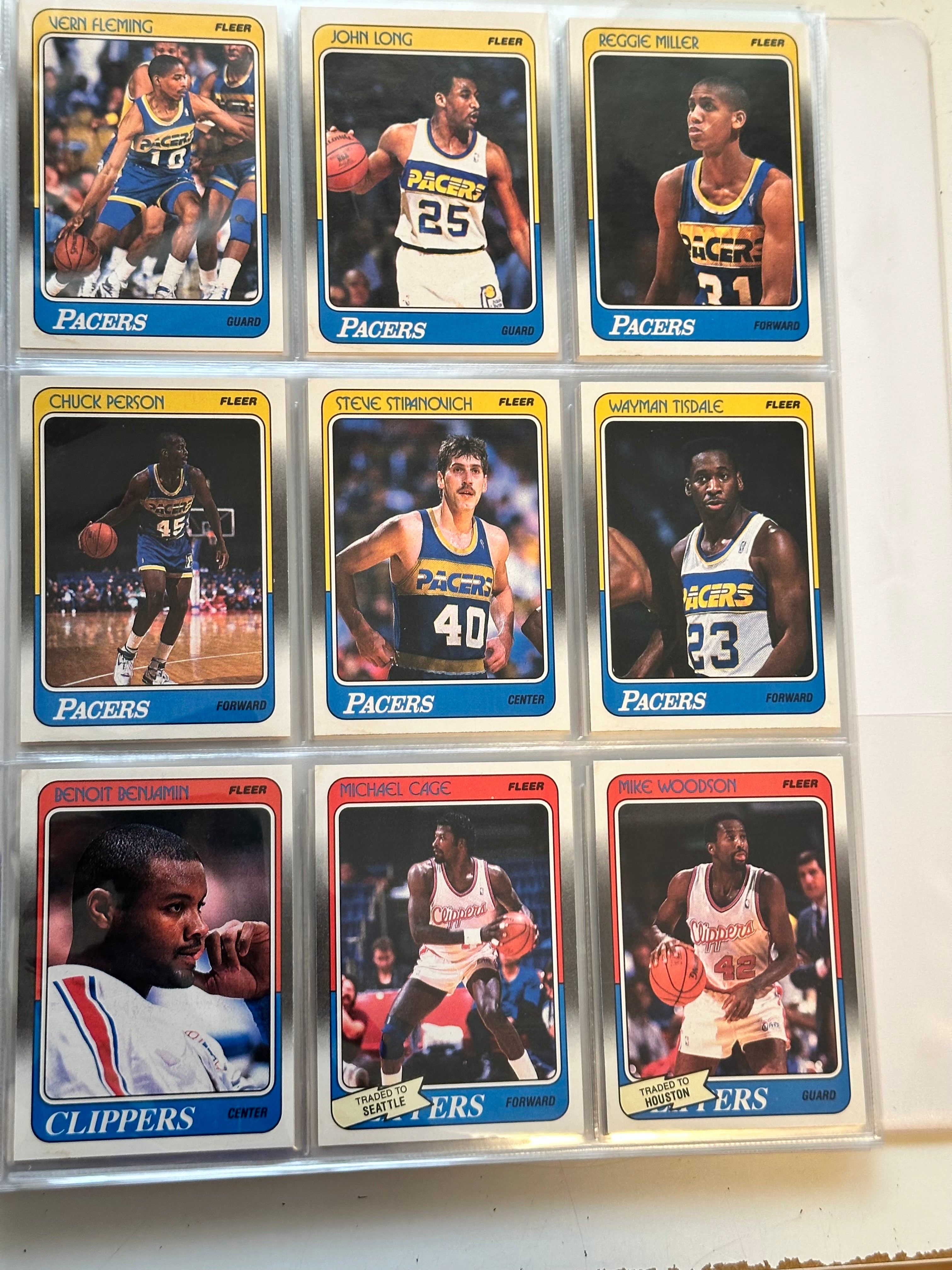 1988 Fleer Basketball cards and stickers high grade NM-Mint (pack pulled)set