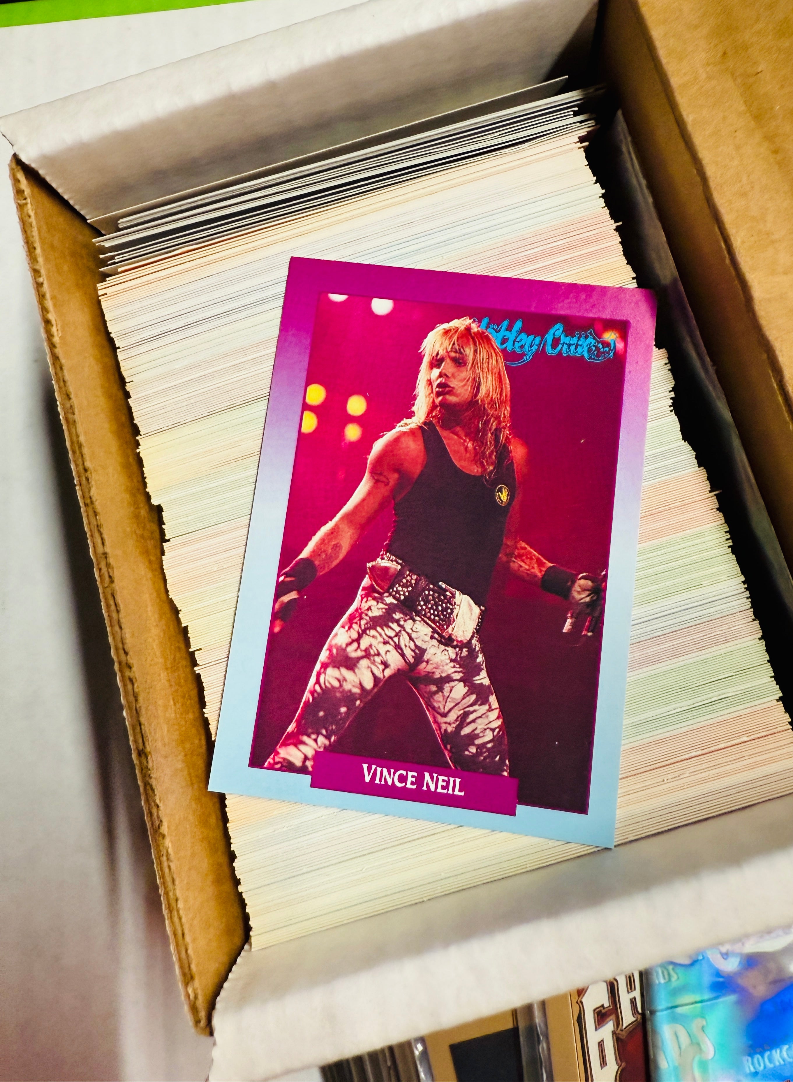 Rockstar, heavy metal cards set with insert set