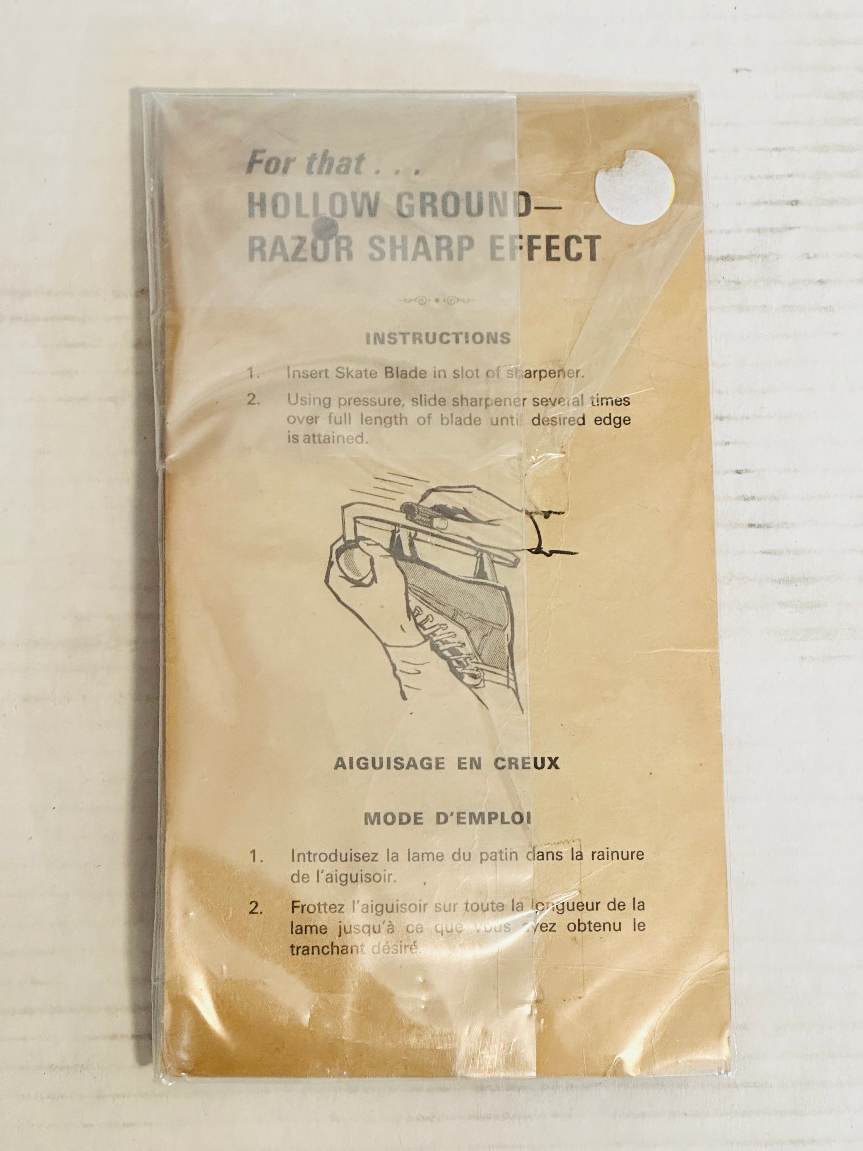 Bobby Hull hockey Skate Sharpner package 1970