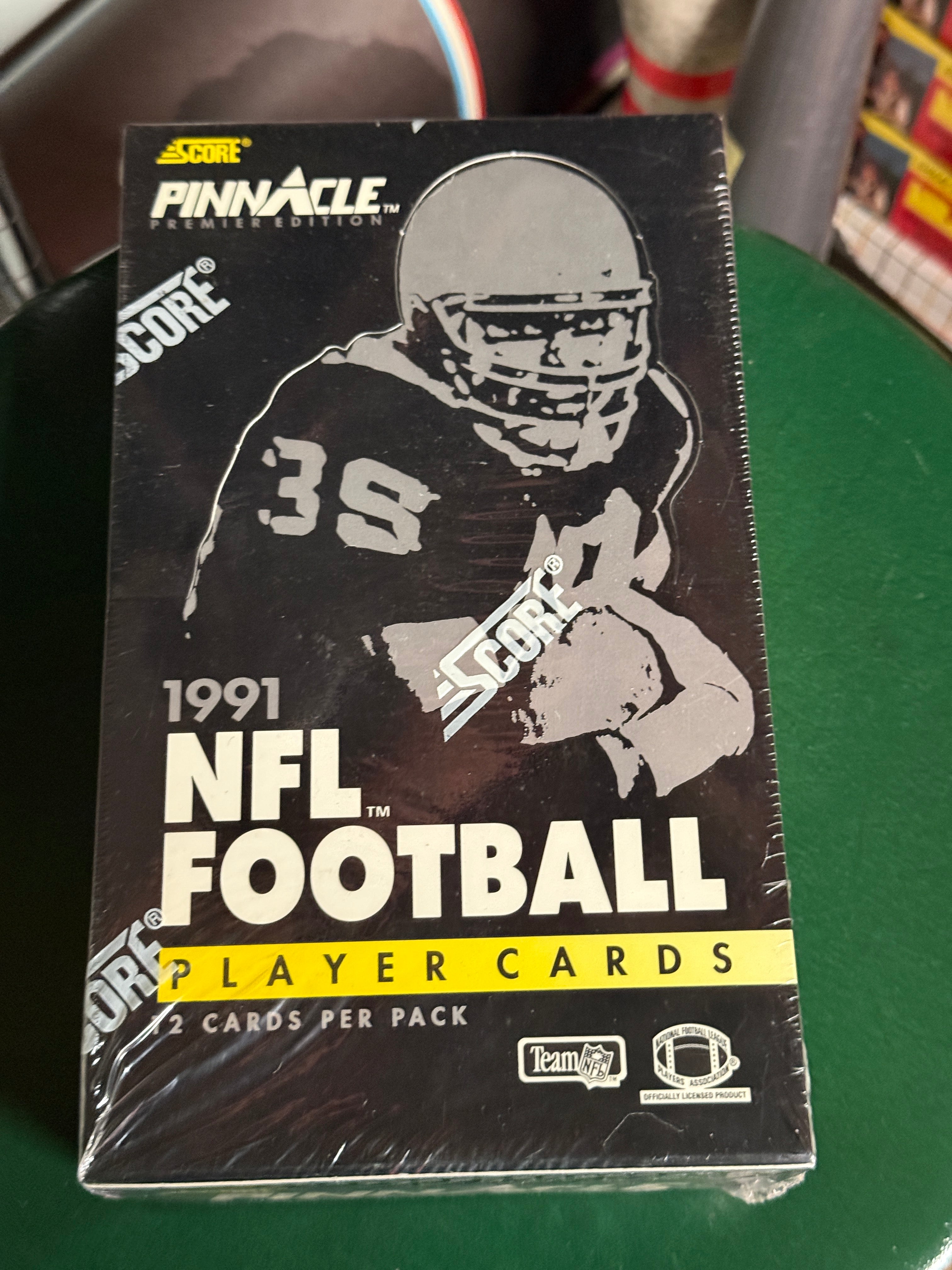 Score pinnacle football photo Cards factory seal box 1991