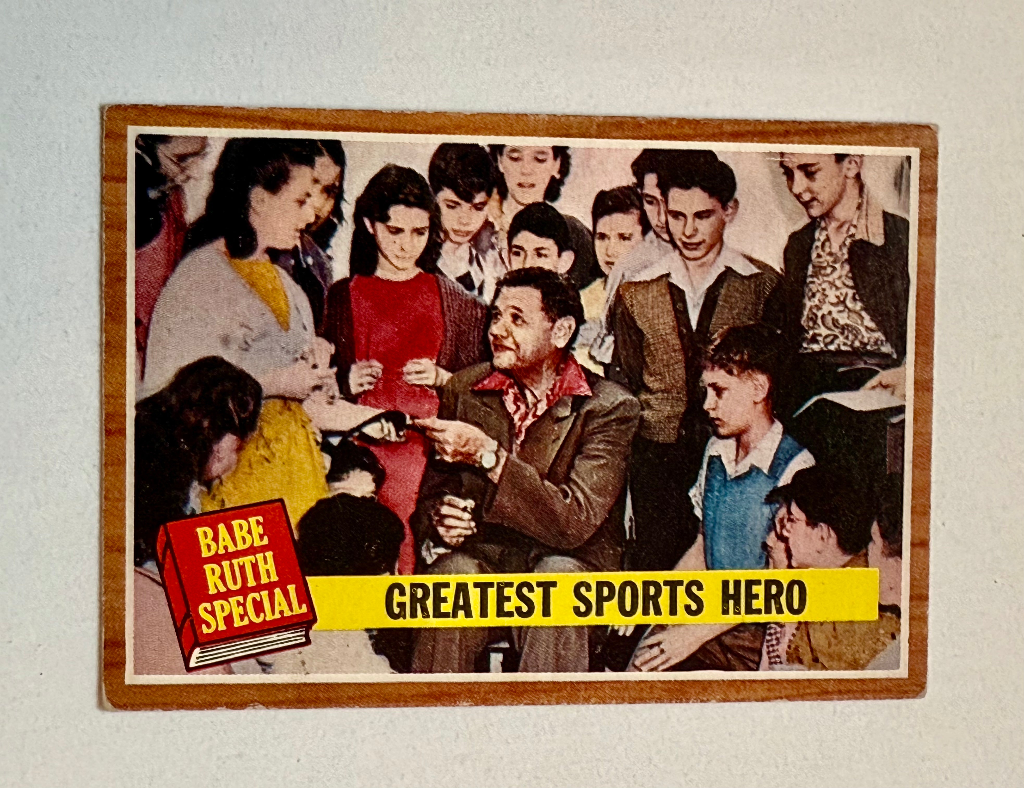 Babe Ruth #143 Topps baseball card 1960