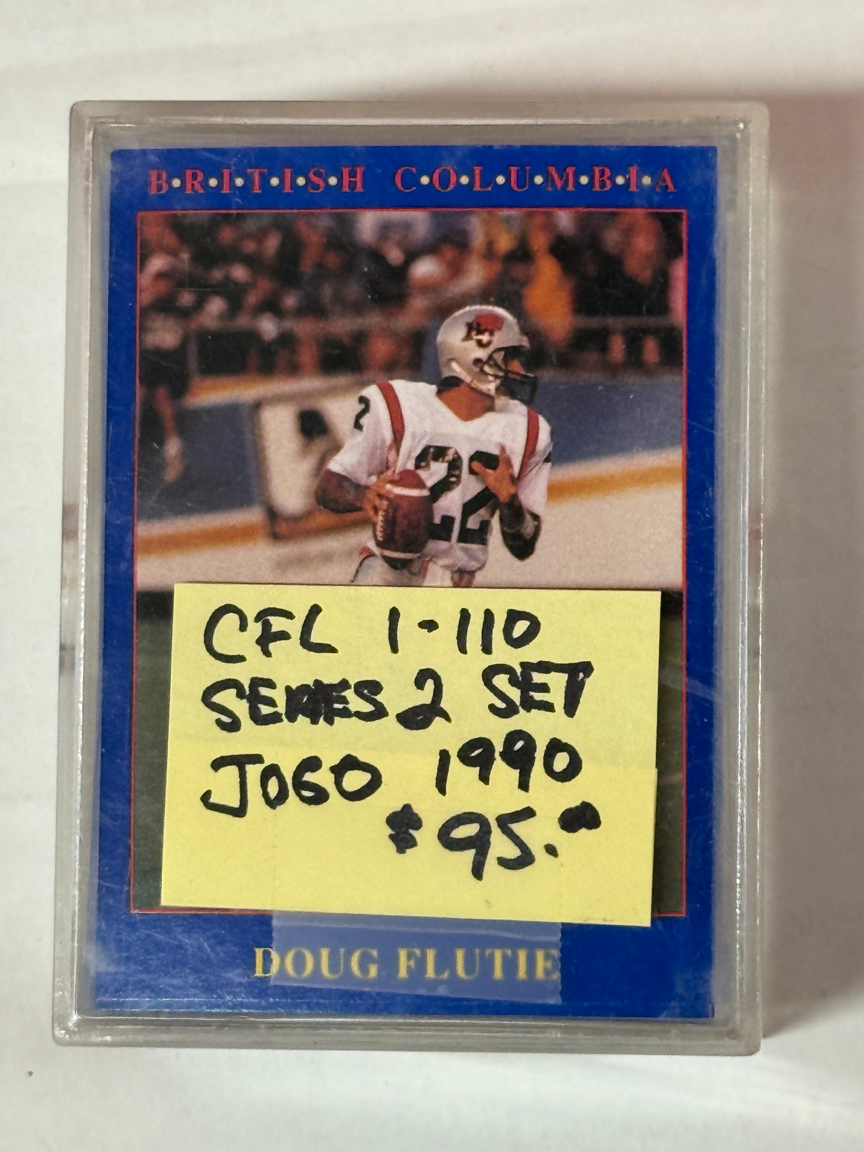 1990 Jogo series 2 high grade CFL football cards set