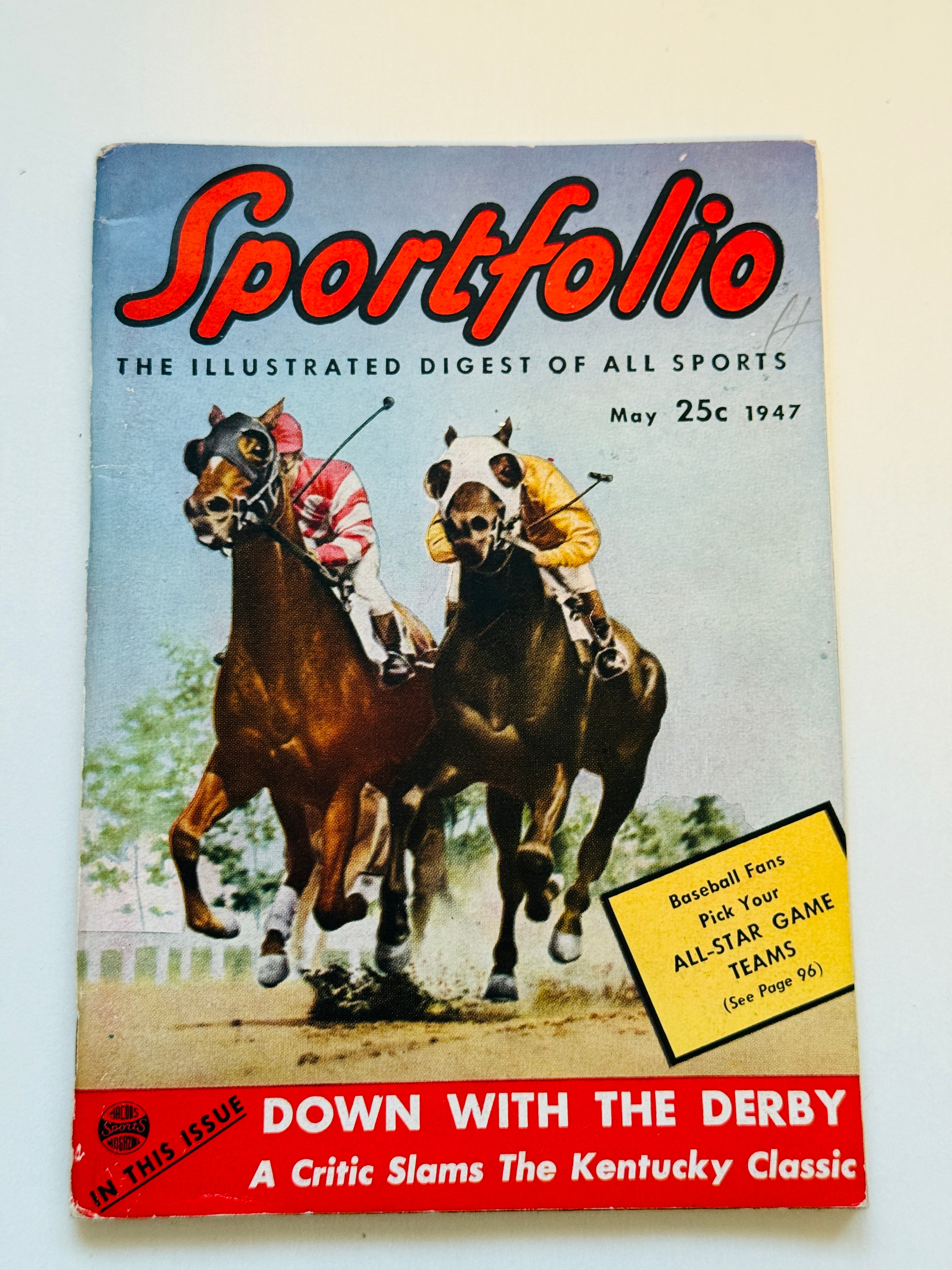 Sportfolio vintage sports magazine 1947