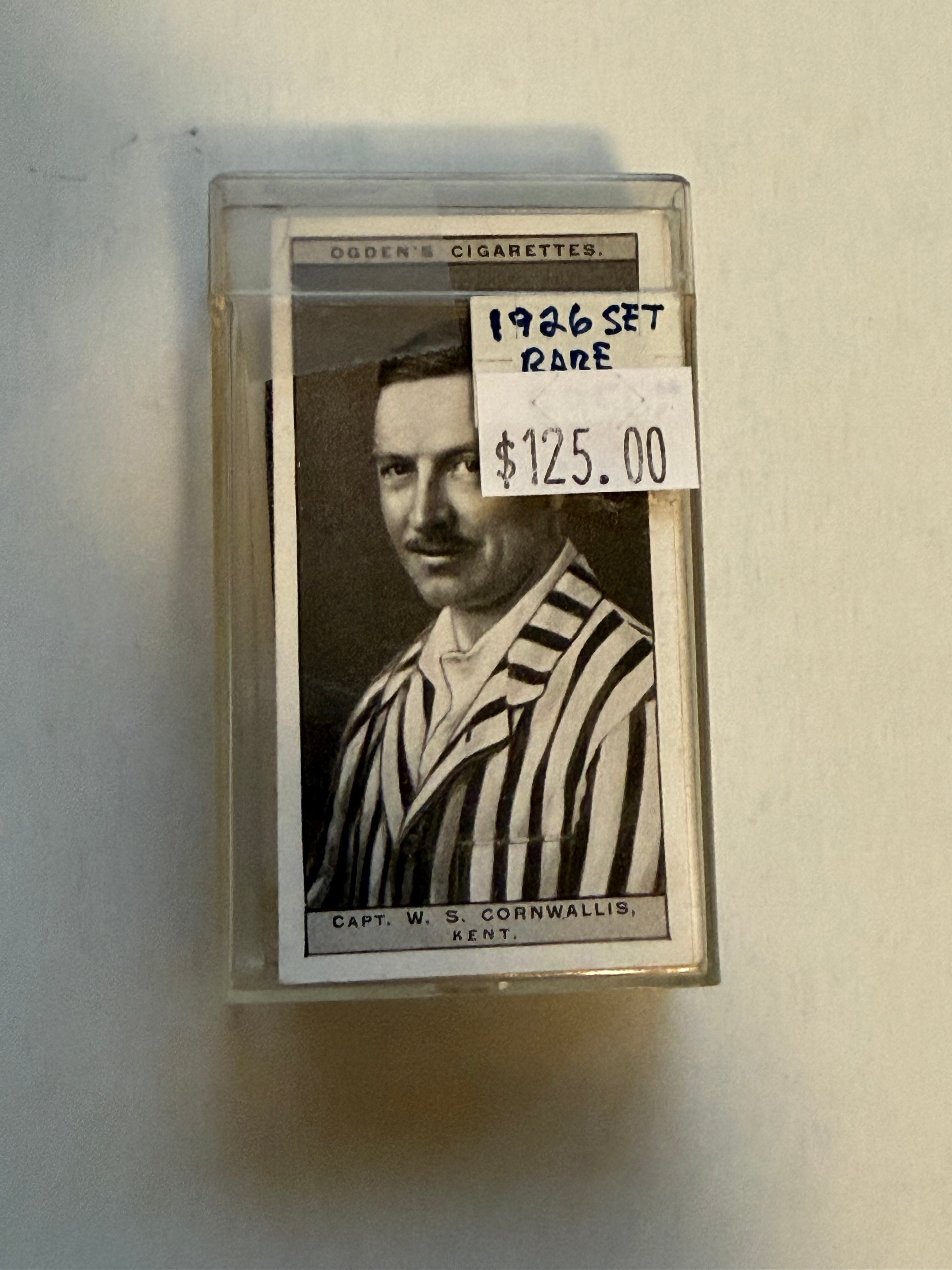1926 Ogdens Tabacco Cricket cards set 1926 Ogdens Tabacco Cricket cards set