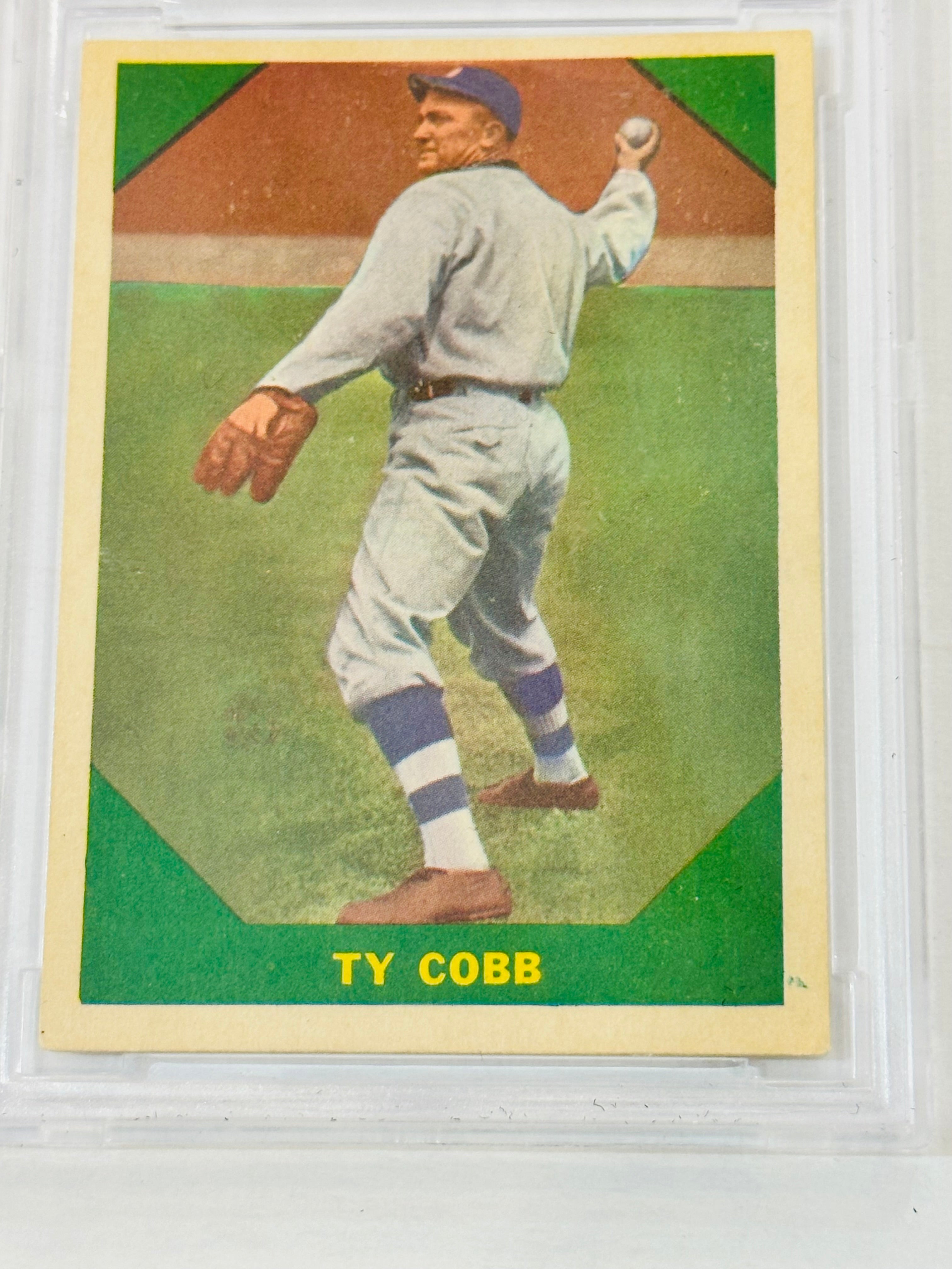 Ty Cobb baseball legend rare Fleer high grade baseball card 1960