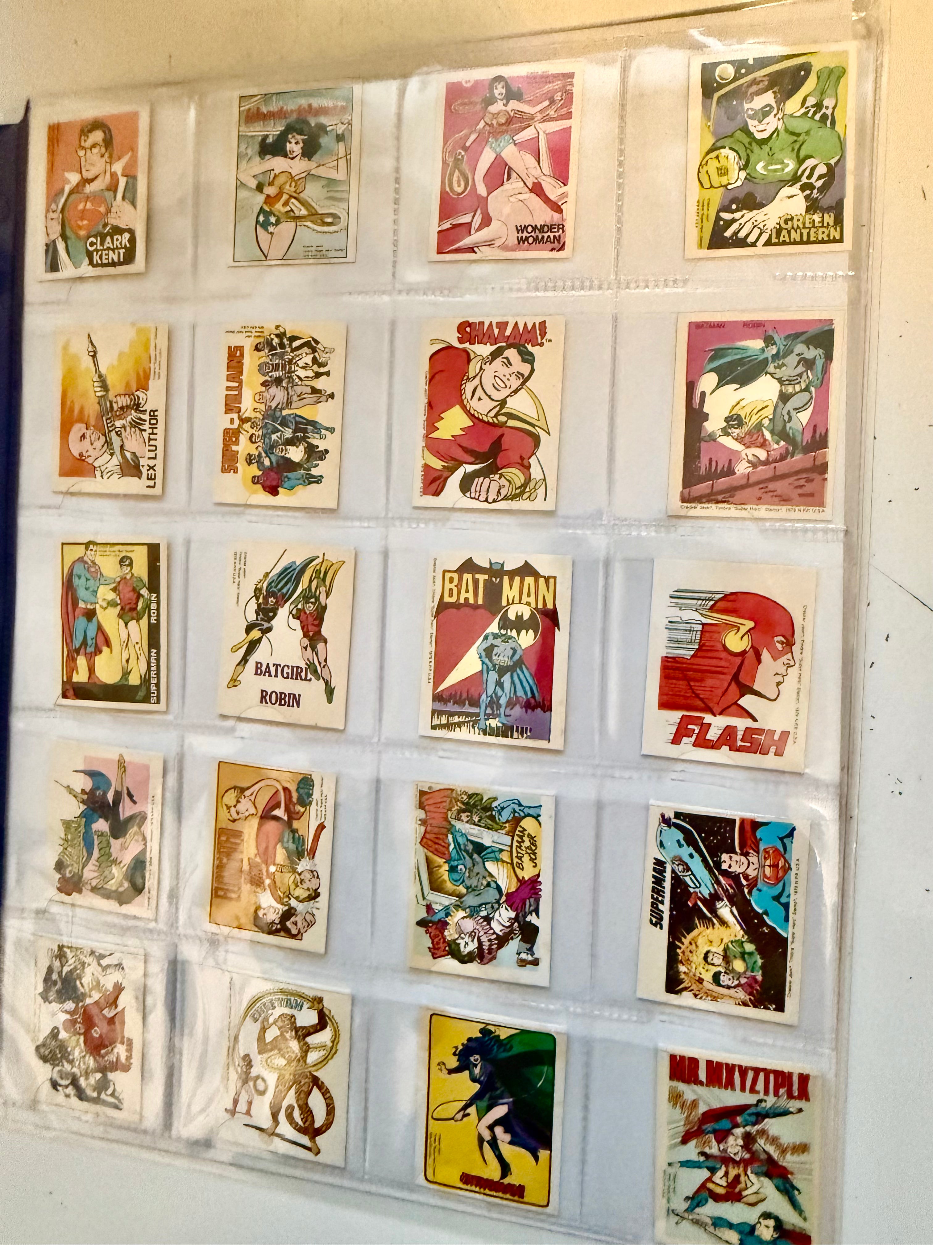 DC Comics Crackerjacks cards set 1979
