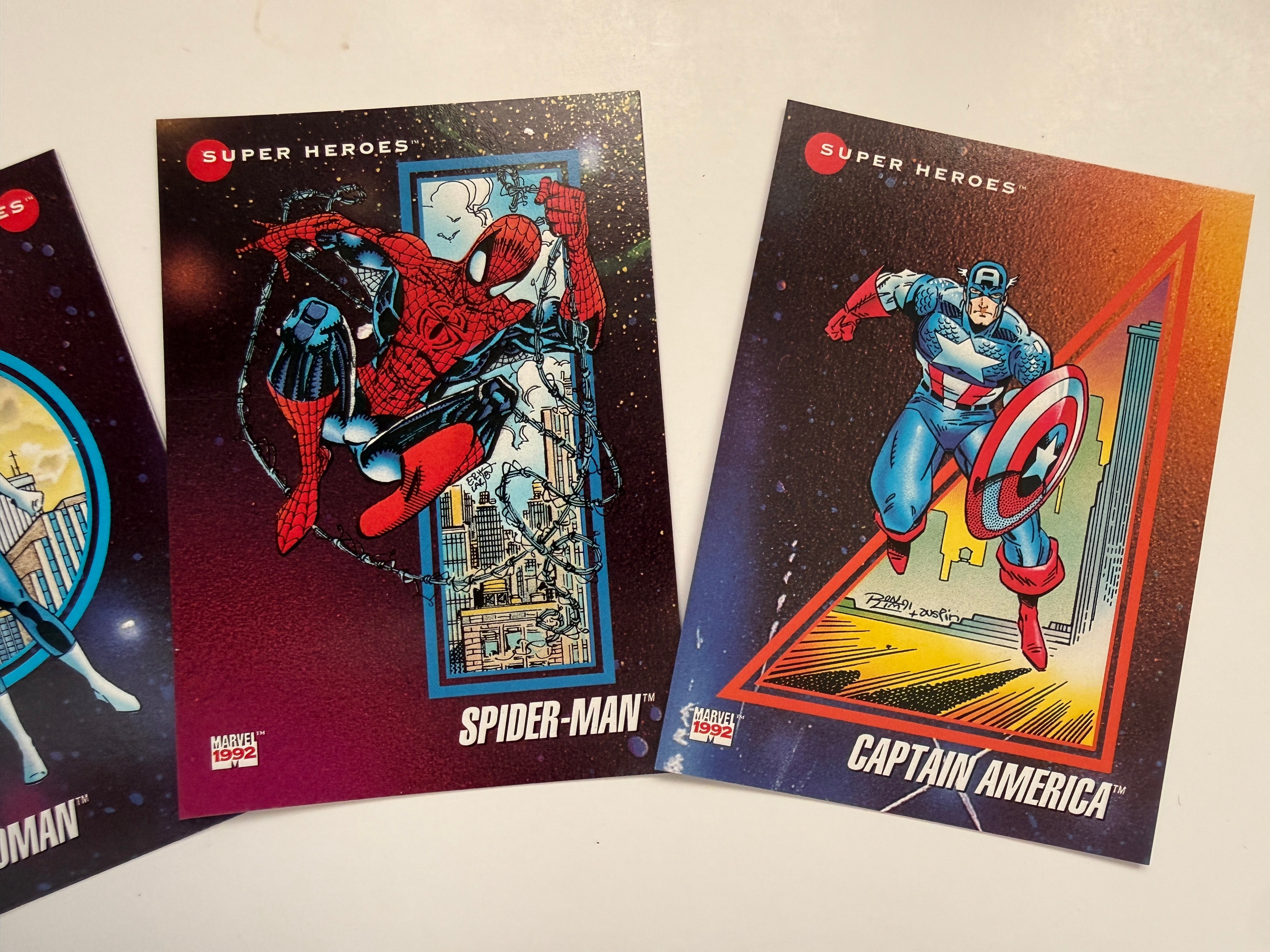 Marvel universe three rare promo cards factory sealed set 1992