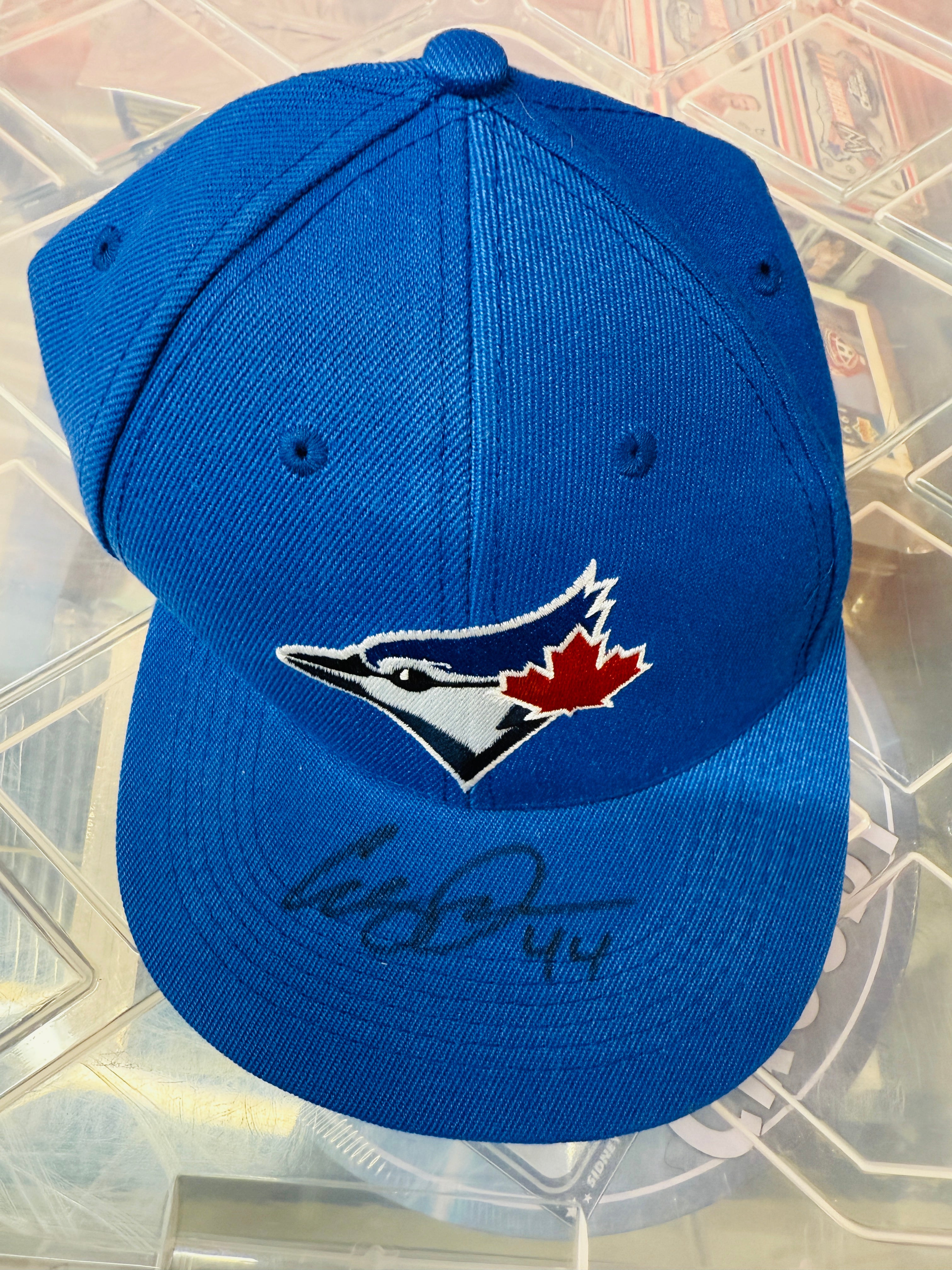 Toronto Blue Jays Carlos Delgado autographed adjustable hat with COA
