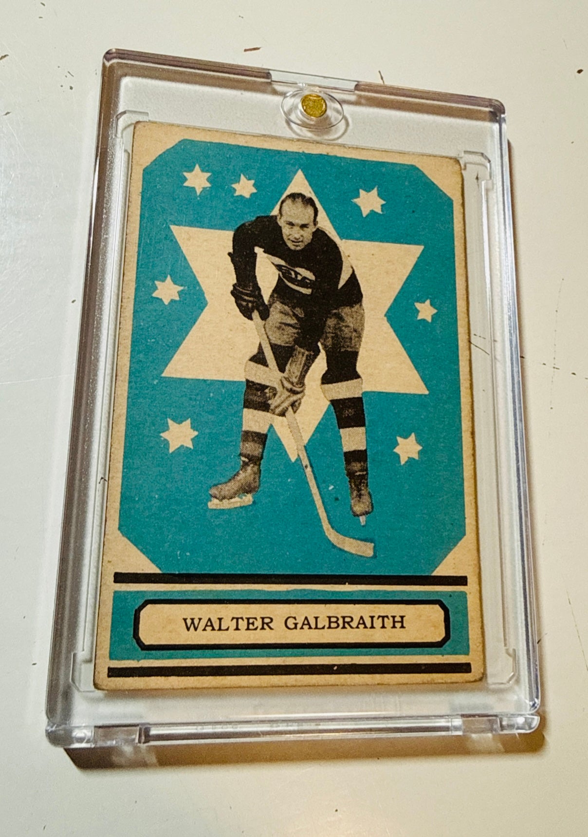 Walter Galbraith rare Opc hockey vintage card 1933