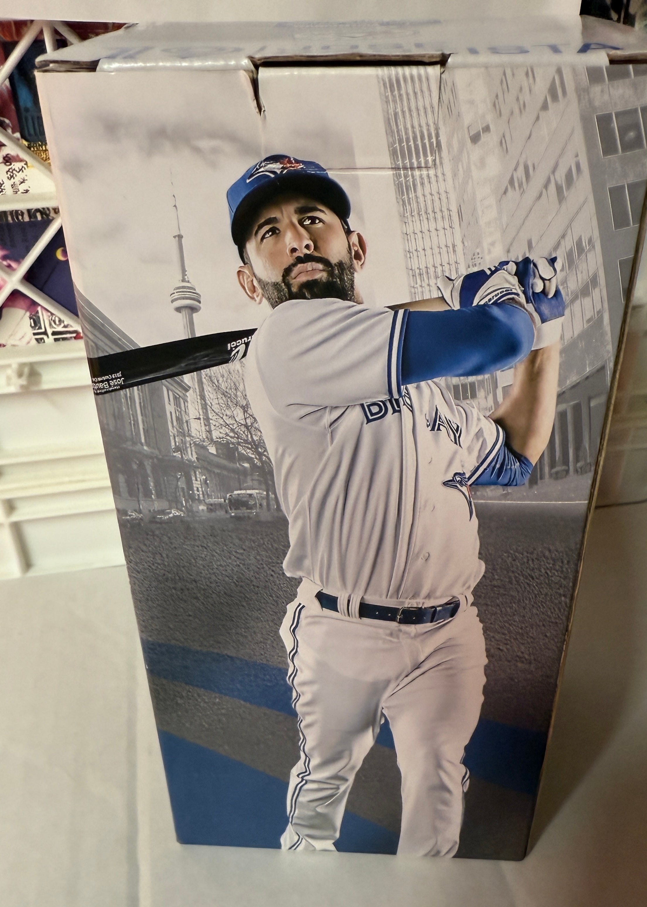 Blue jays Jose Bautista 3x Silver Slugger winner bobble head doll in box 2015