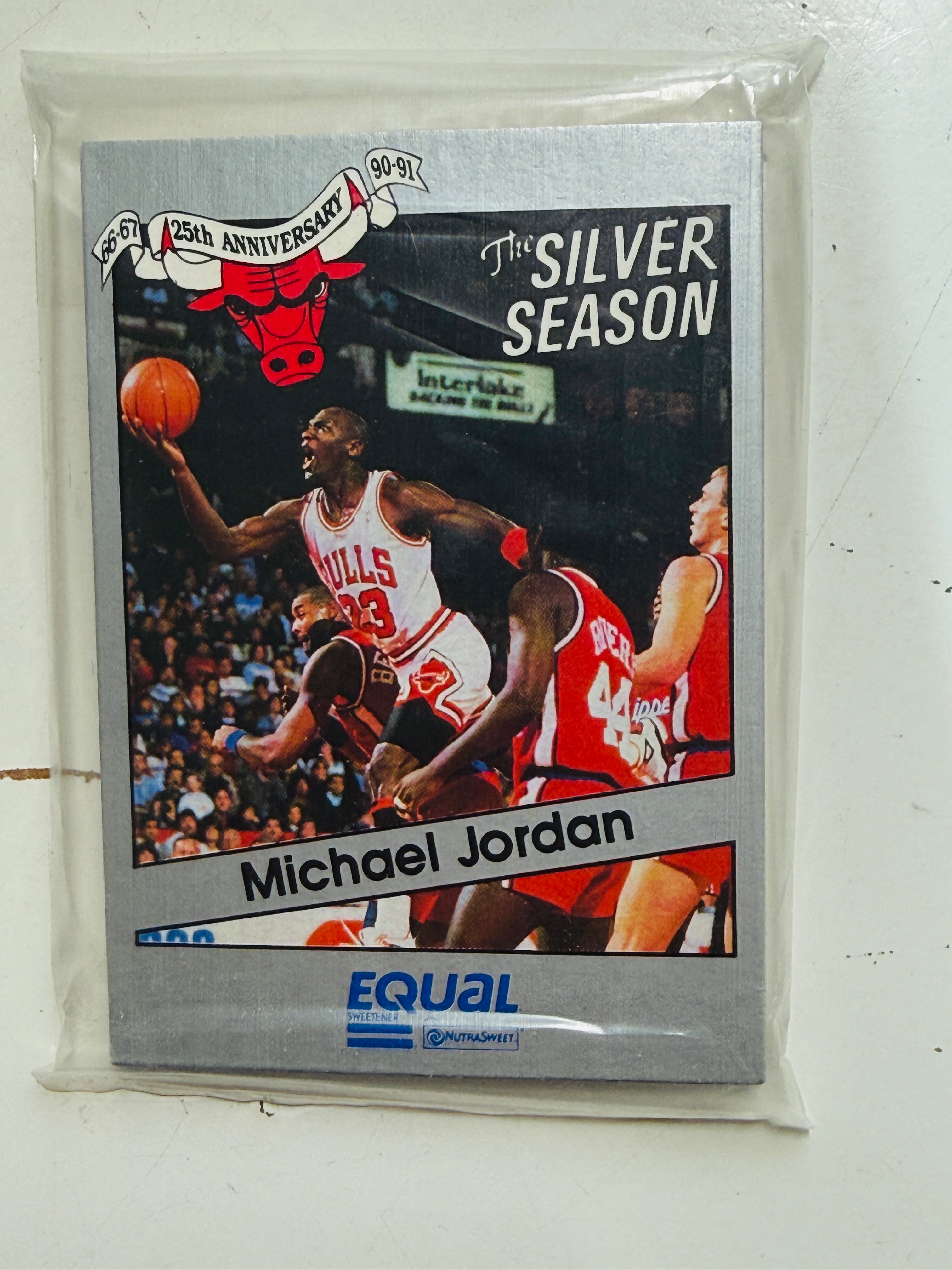 Michael Jordan equal sugar, rare, NBA factory sealed cards set 1991