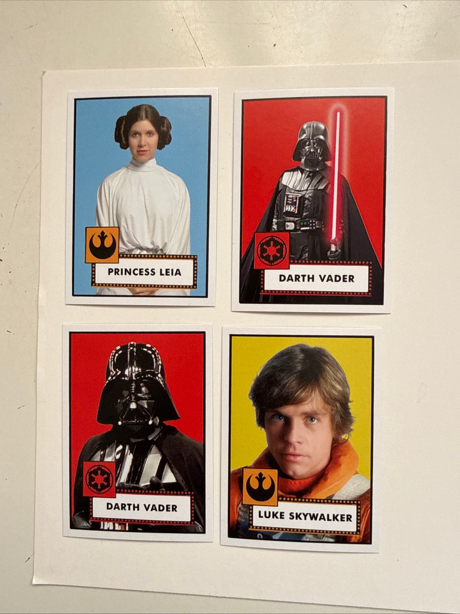 Star Wars Limited issued four cards set from topps 2022