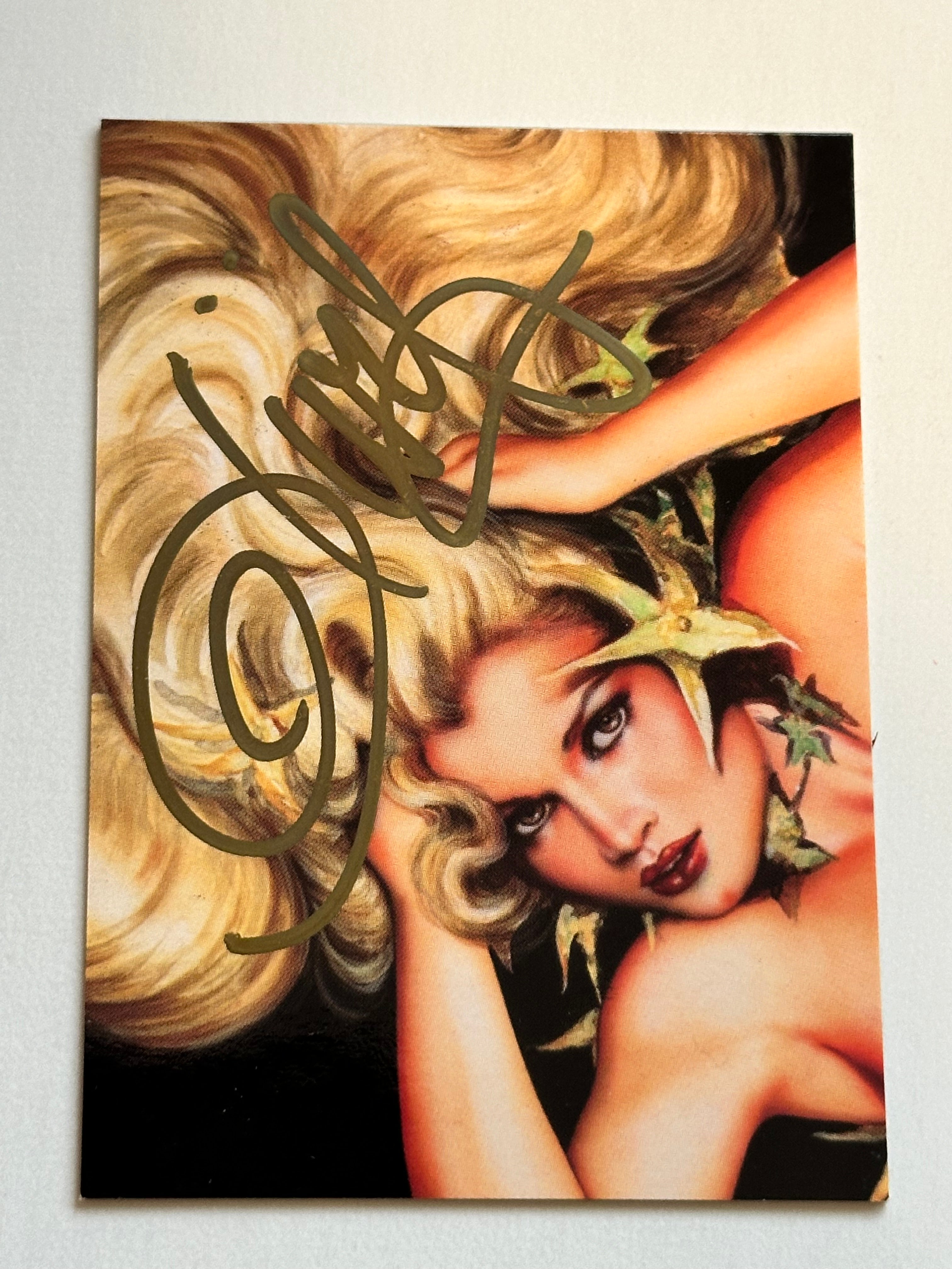 Olivia metamorphosis autographed insert card