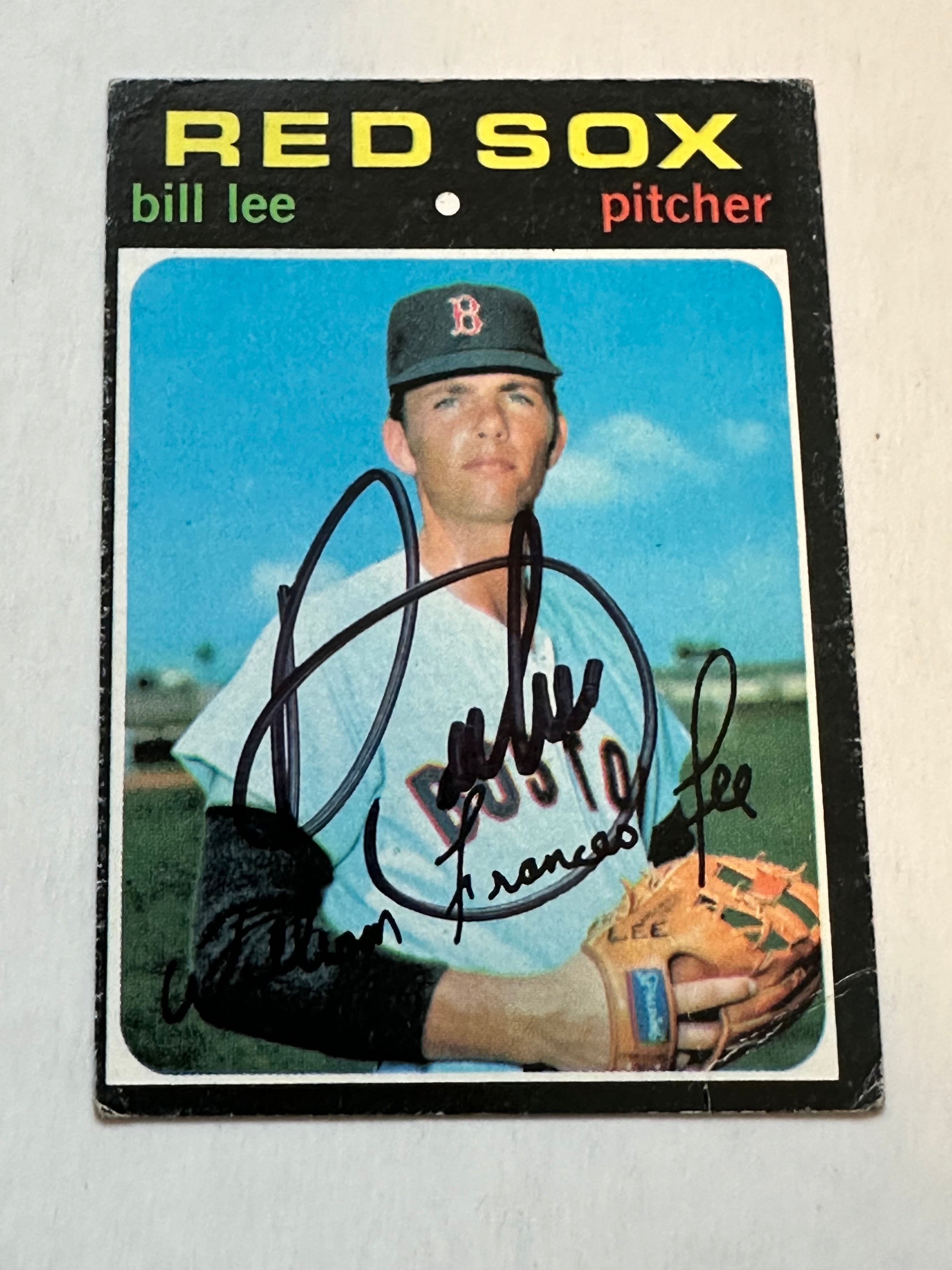 Bill Lee Montreal expos baseball legend autographed card with COA