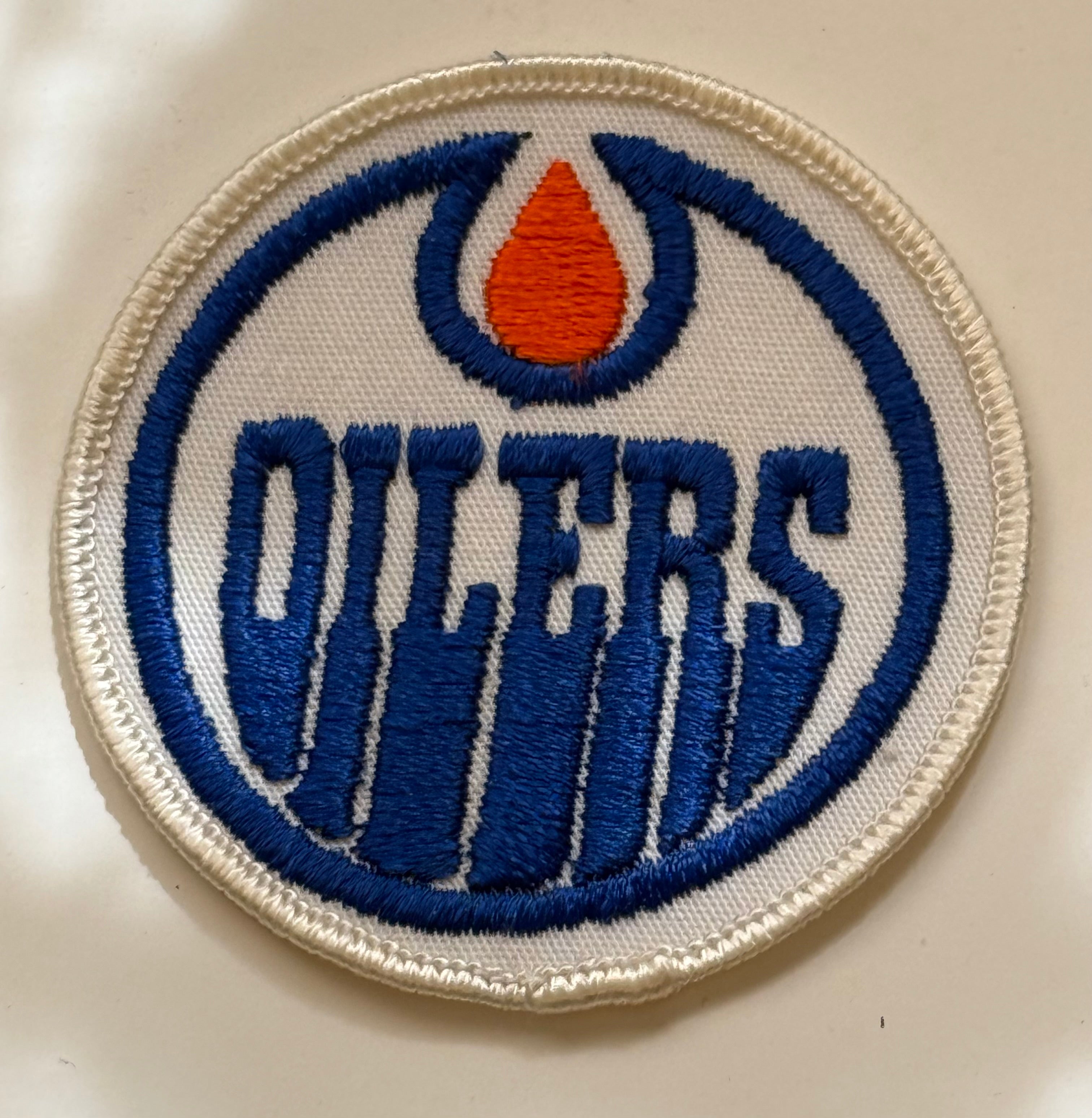 Edmonton Oilers hockey vintage patch 1970s