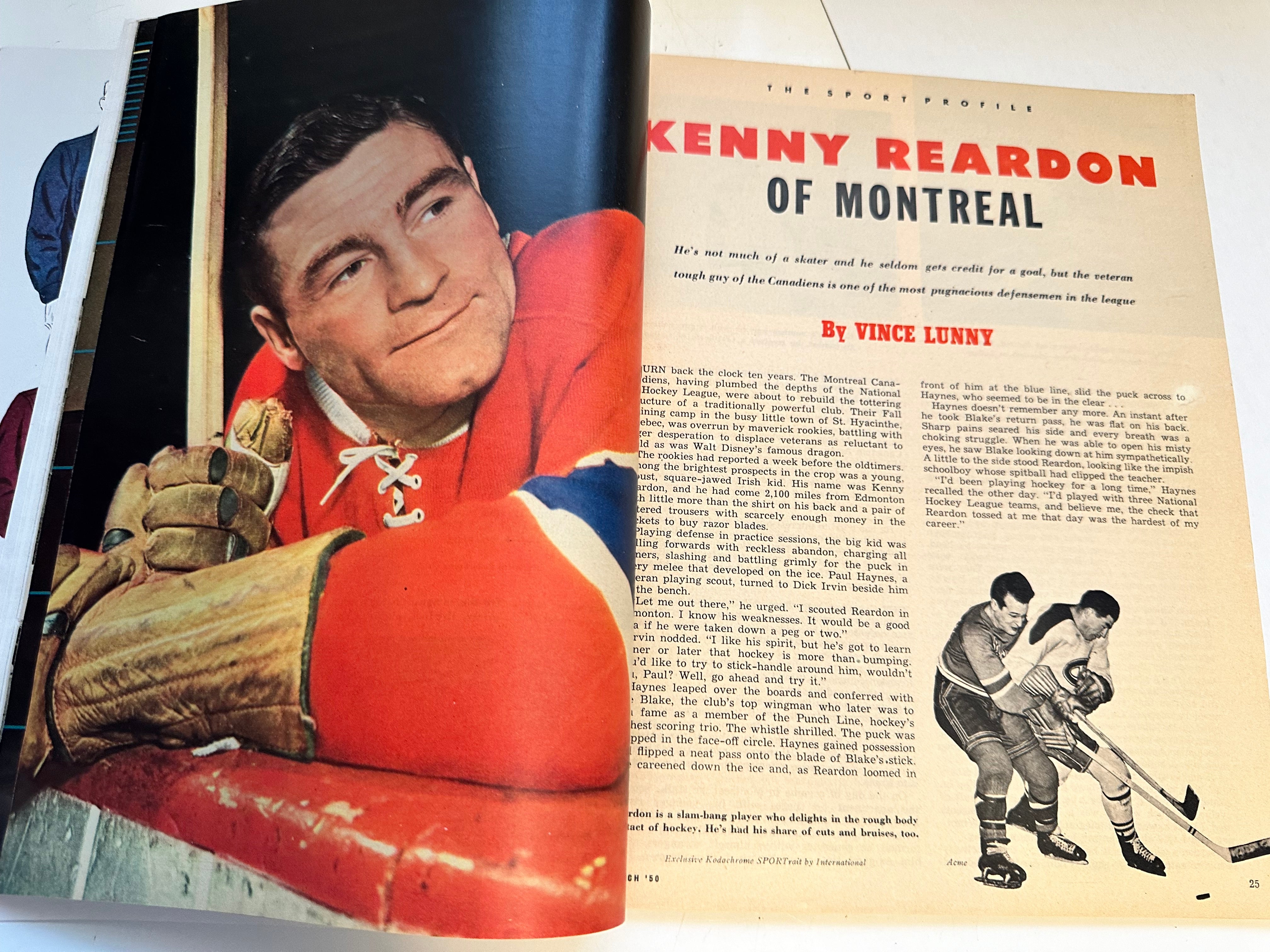 Sport Magazine George Mikan rare high grade condition magazine 1950