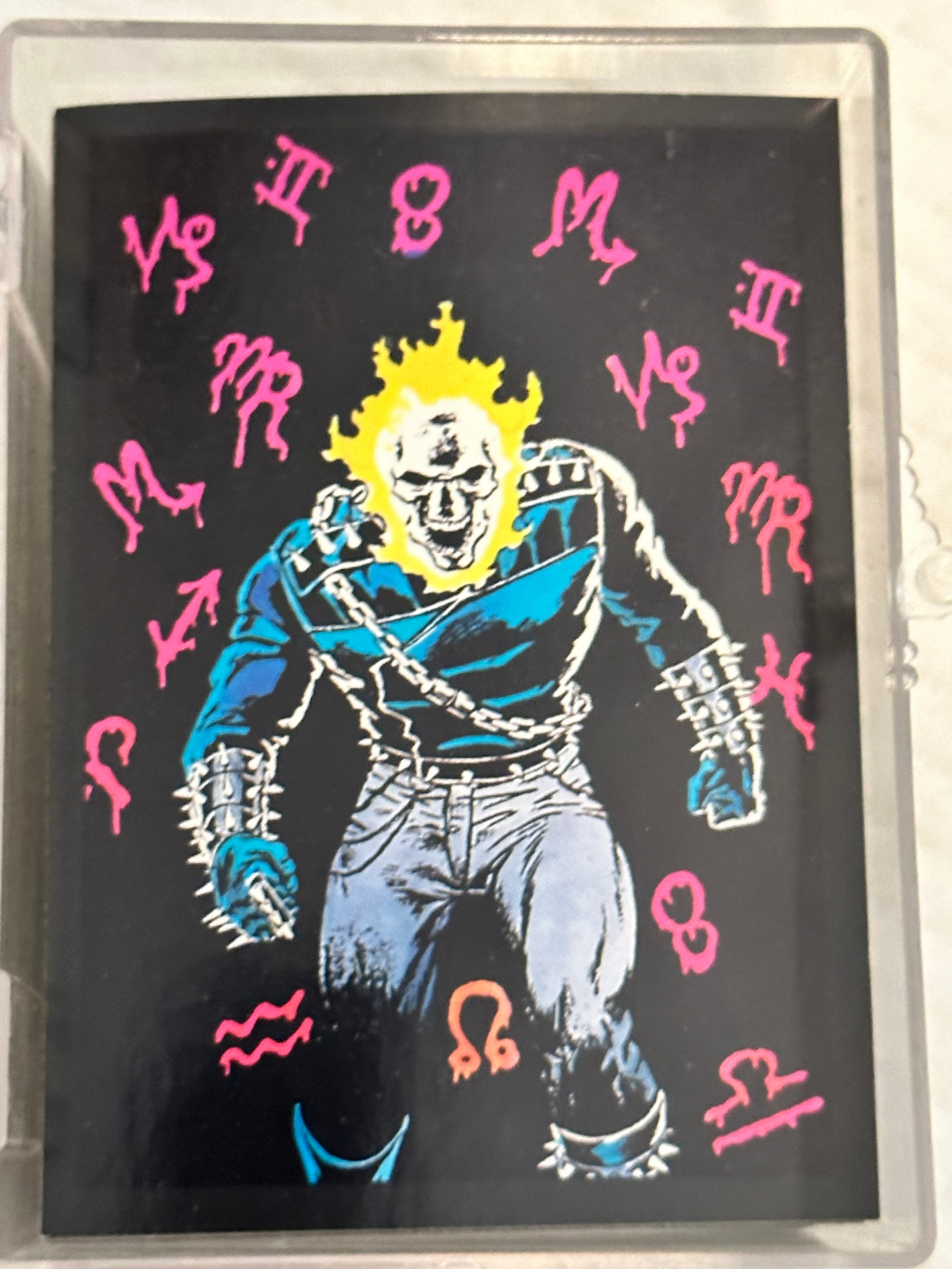 Ghost rider series 2 rare comic cards set with wrapper 1992