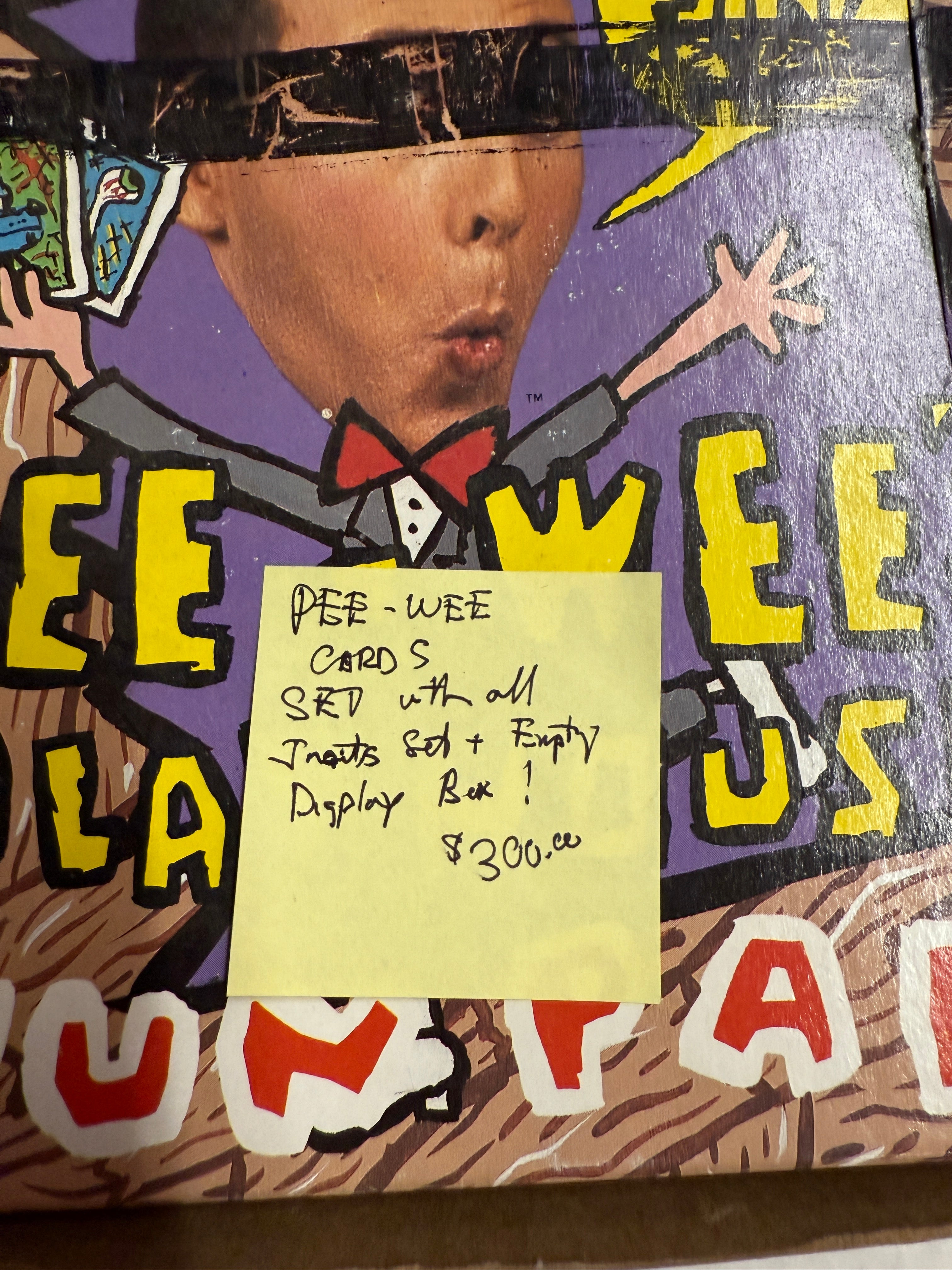 Pee-wee’s Playhouse TV show rare complete master series cards set with inserts sets 1988