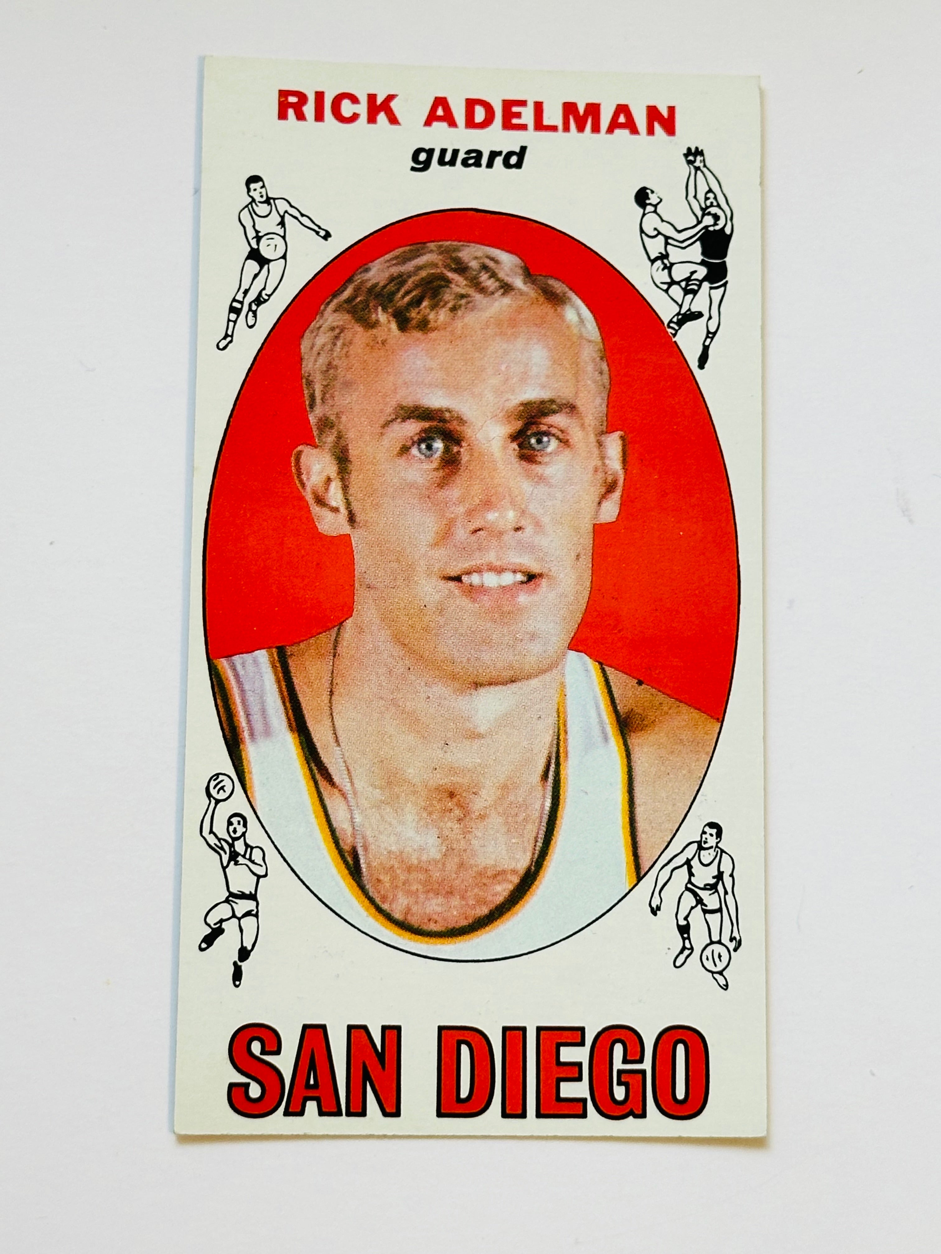 1969 Topps Rick Adelman, rookie basketball card