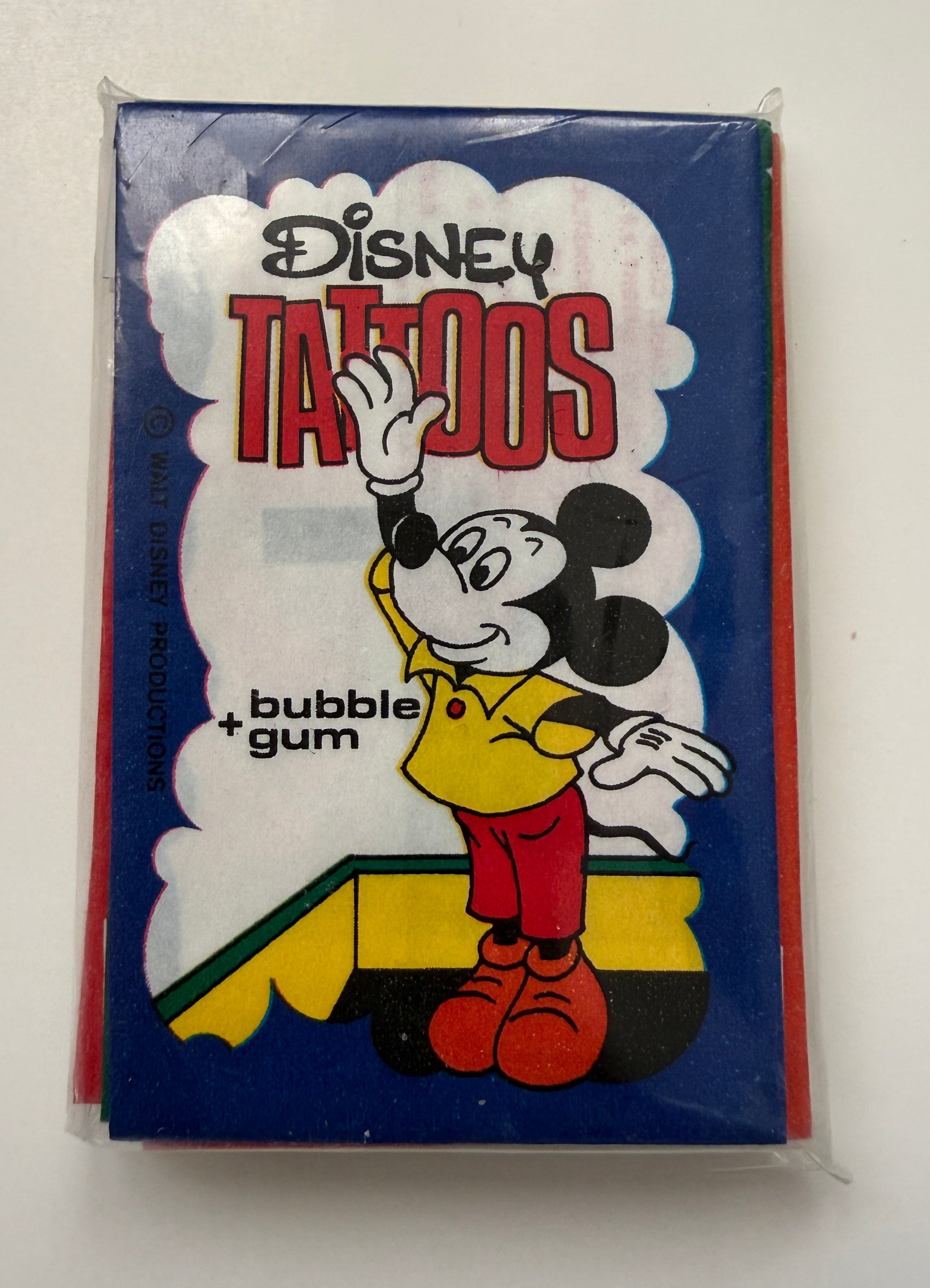 Disney Dandy tattoos rare set with 4 different wrappers 1974