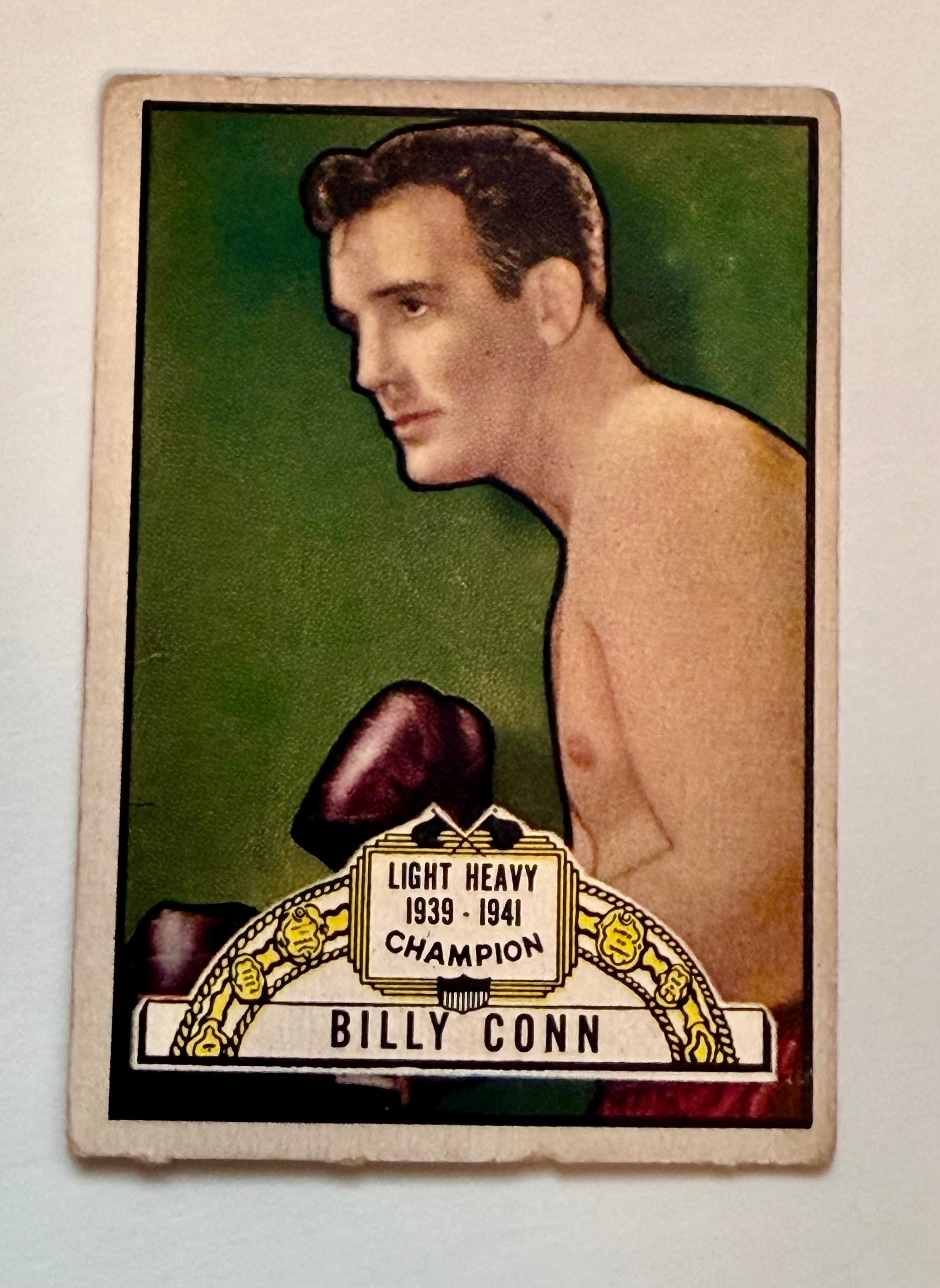 Billy Conn rare Ringside boxing card 1951
