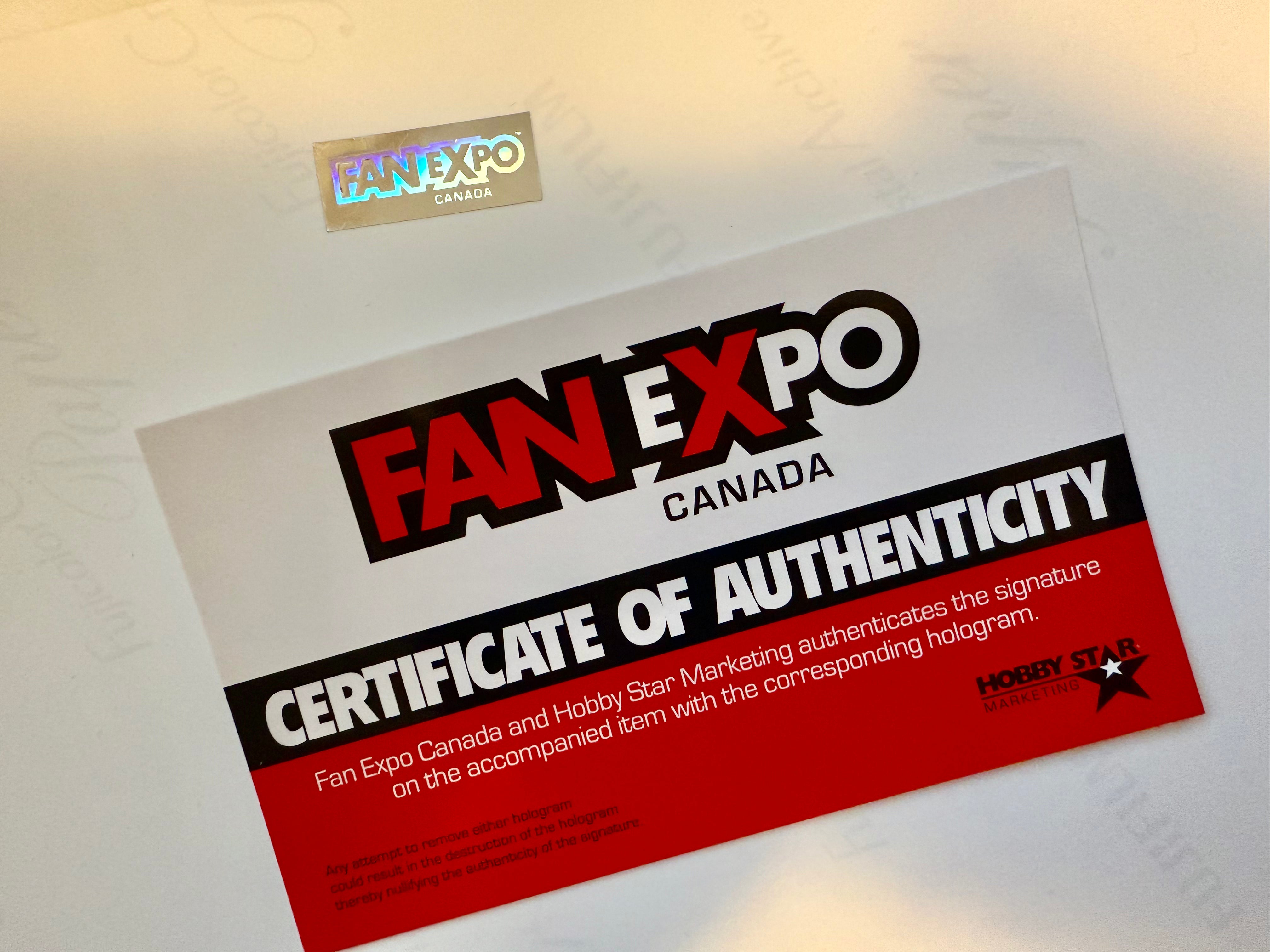 Army of darkness movie Bruce Campbell, rare autograph 8 x 10 photo with Fanexpo COA