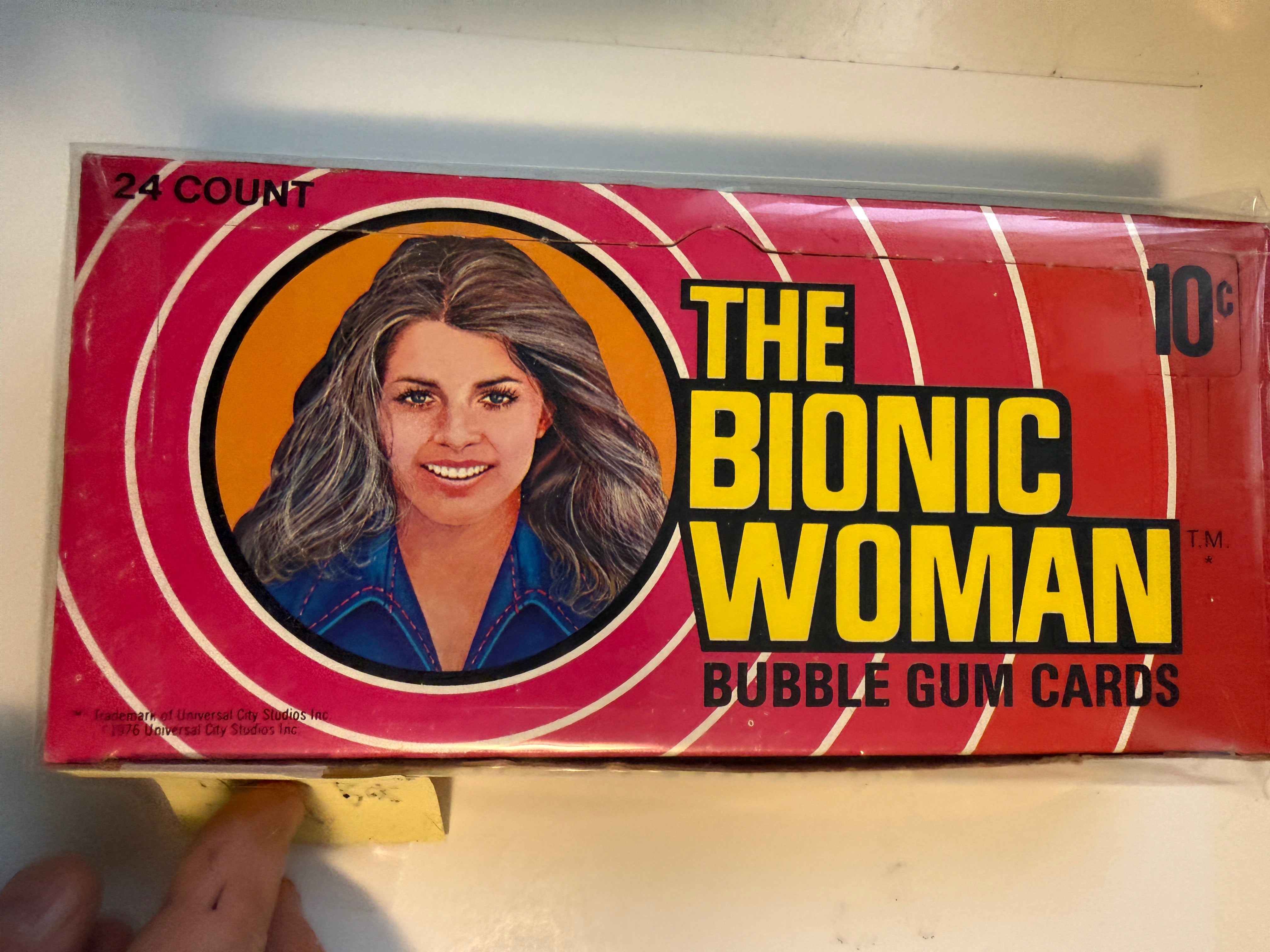 Bionic woman TV show rare display box 1976