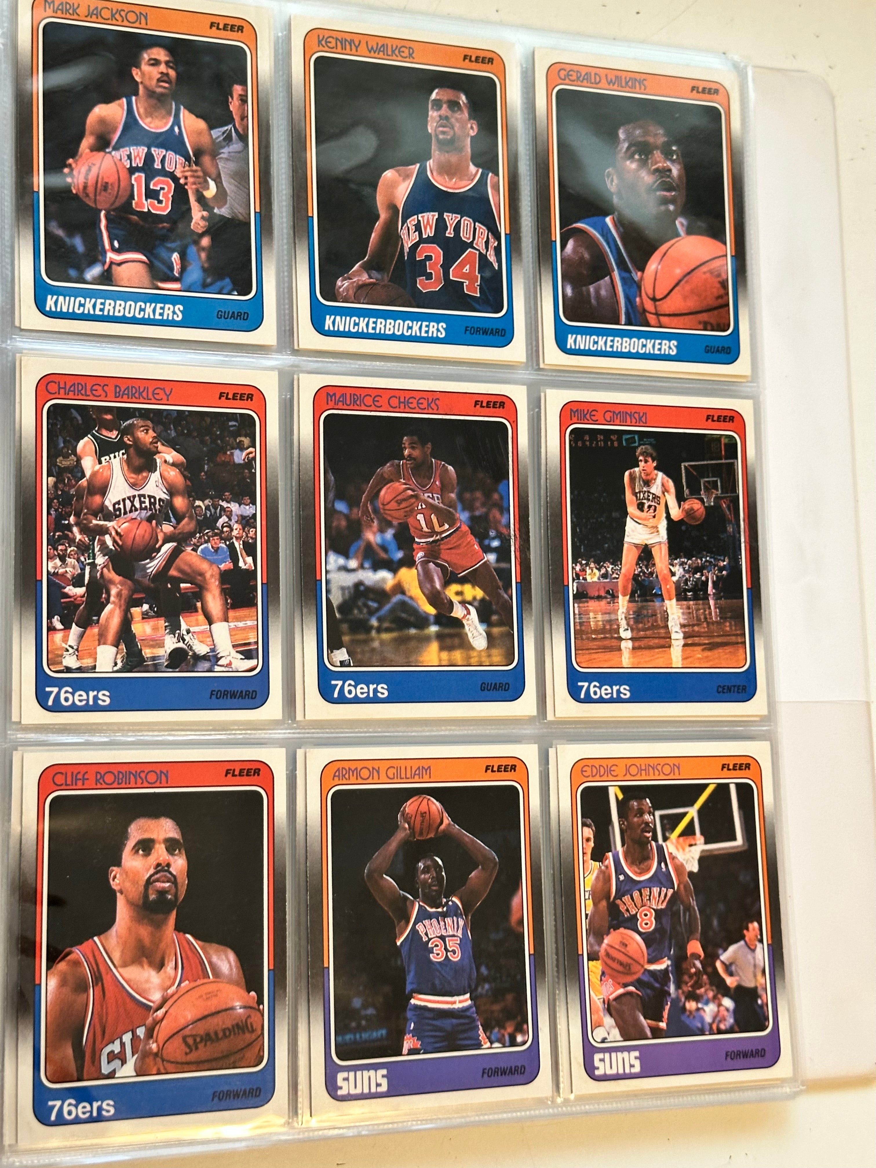 1988 Fleer Basketball cards and stickers high grade NM-Mint (pack pulled)set