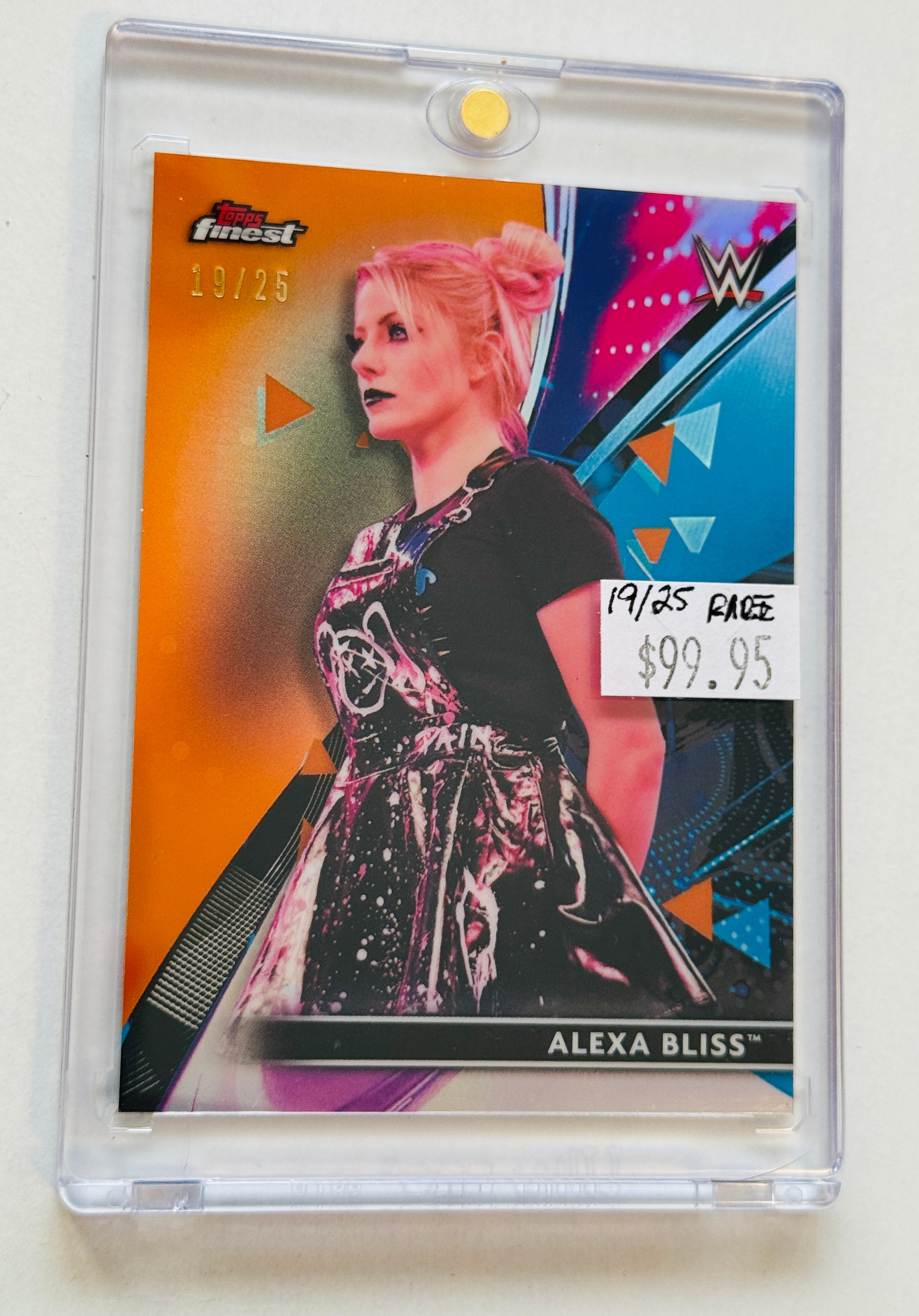 Wrestling legends, Alexa, Bliss Topps finest numbered foil,insert card