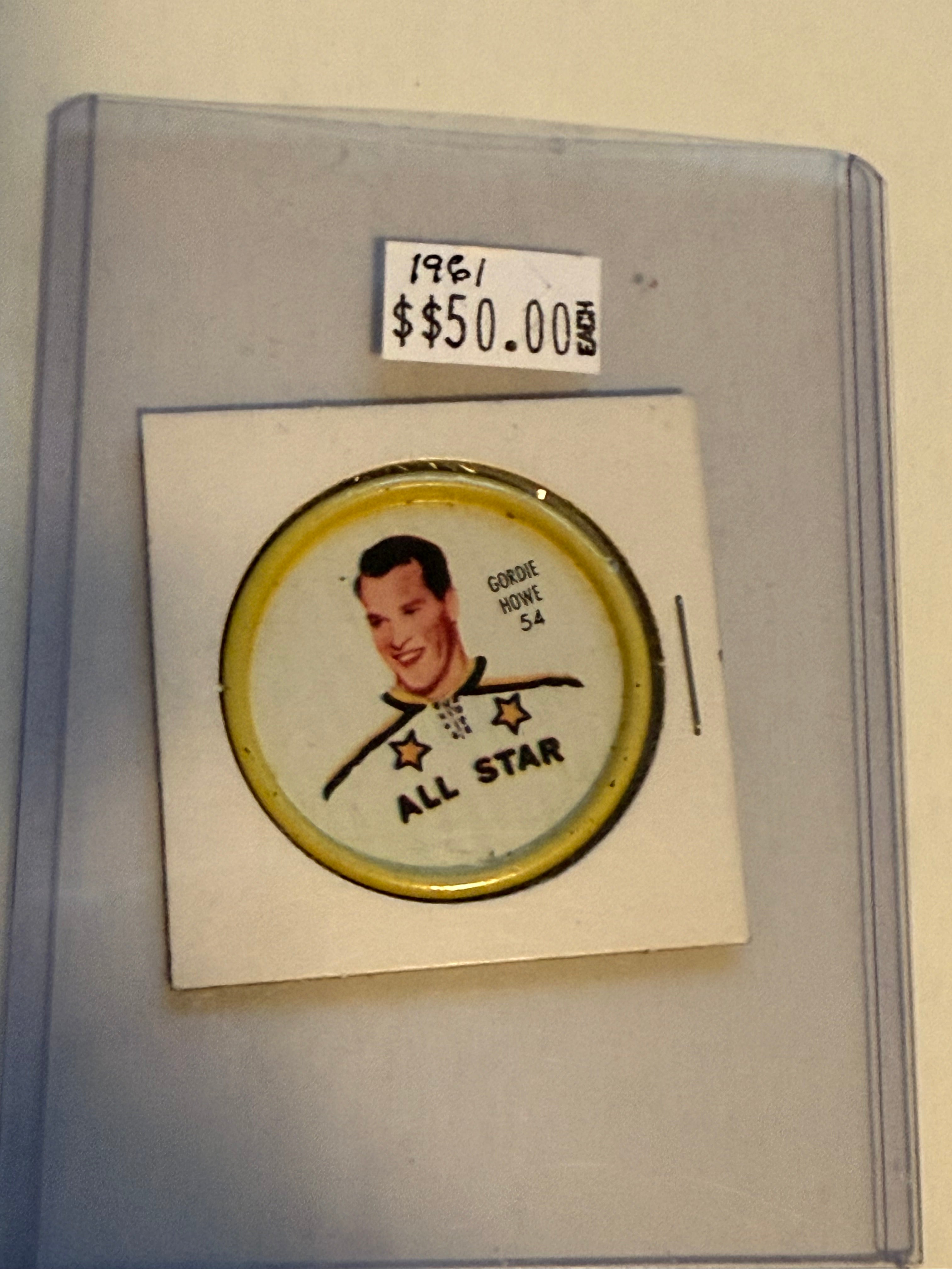 1962-63 Gordie Howe Shirriff hockey coin