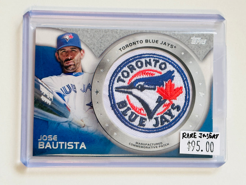 Autograph Warehouse 649911 Jose Bautista Commemorative Patch Baseball Card  - Toronto Blue Jays 2017 Topps Hank Aaron Award Winner - No.HAJB at  's Sports Collectibles Store
