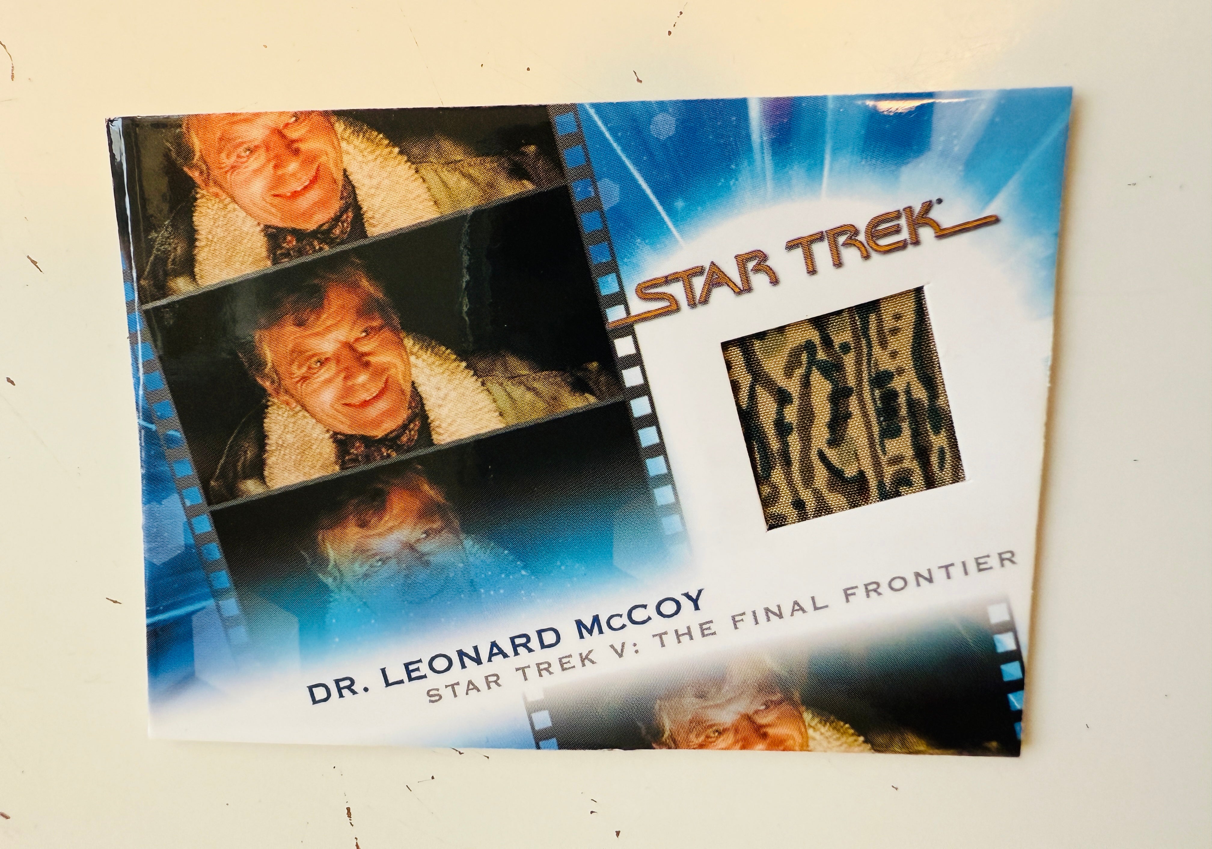 Star Trek, Dr. McCoy memorabilia insert card