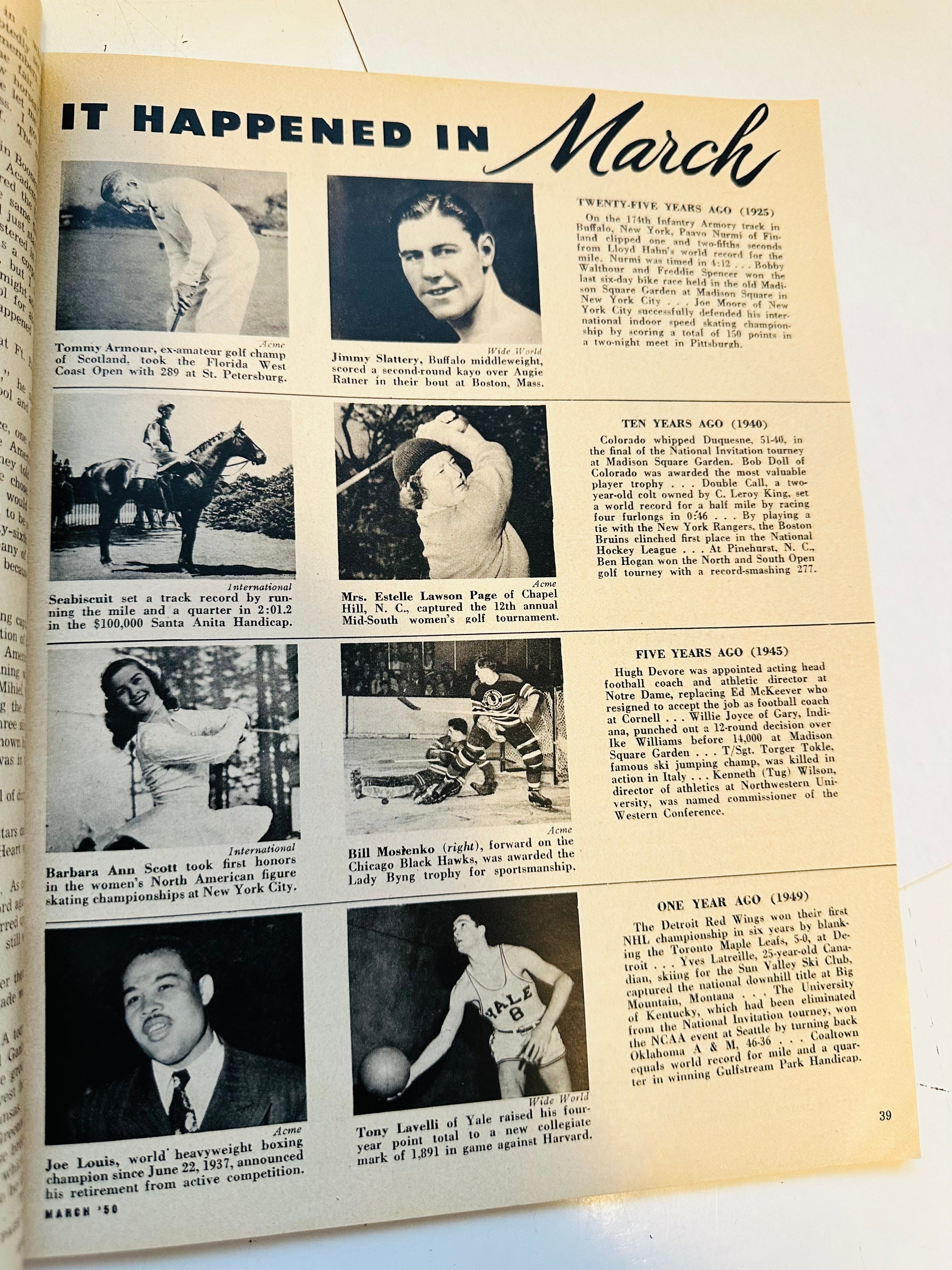 Sport Magazine George Mikan rare high grade condition magazine 1950