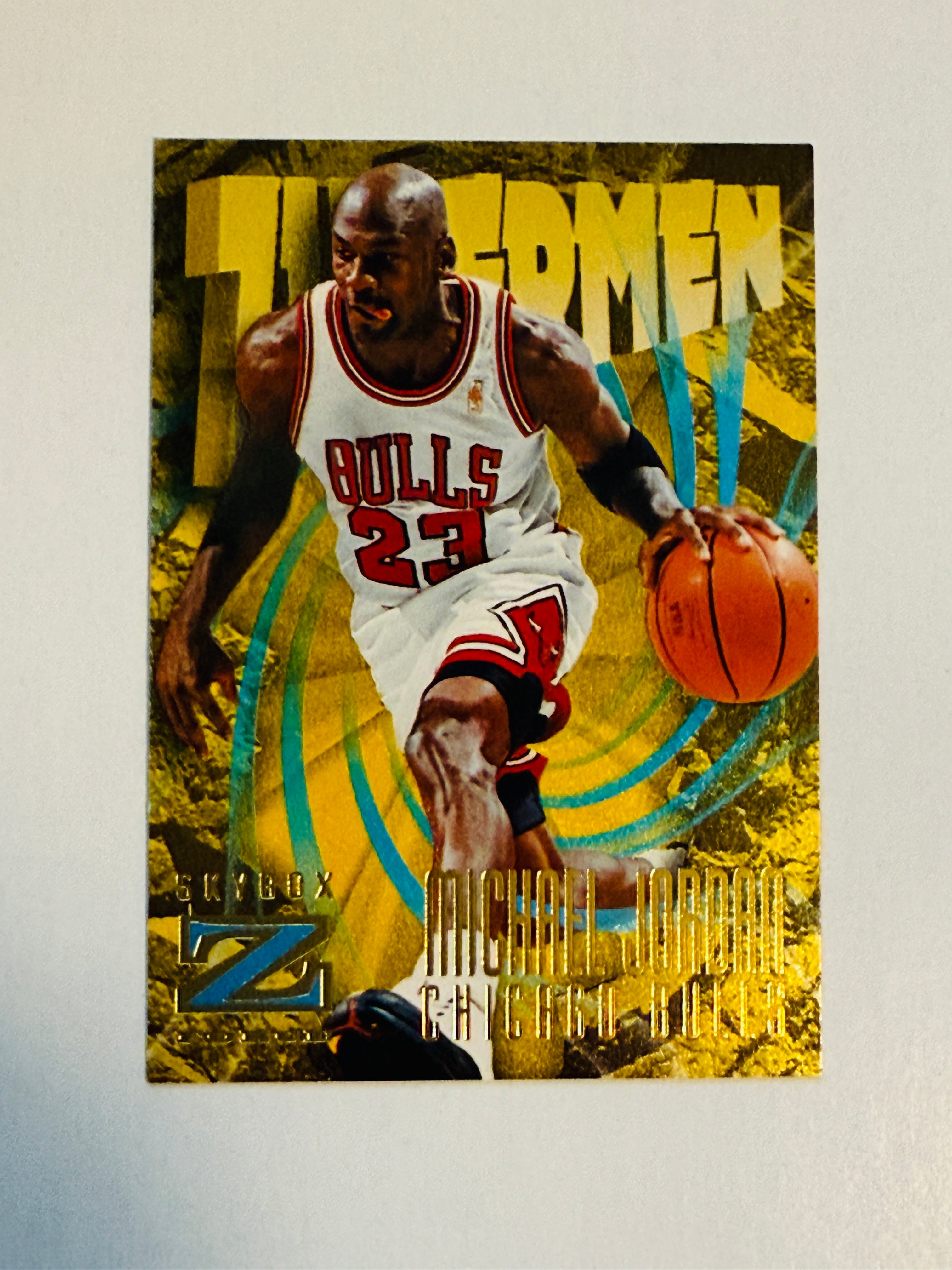 Michael Jordan skybox Z force high grade condition basketball card 1996