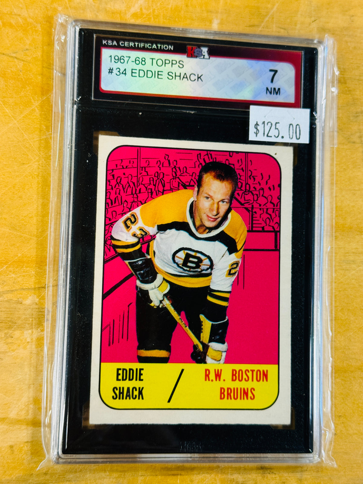 Eddie Shack high graded condition vintage investment card 1968
