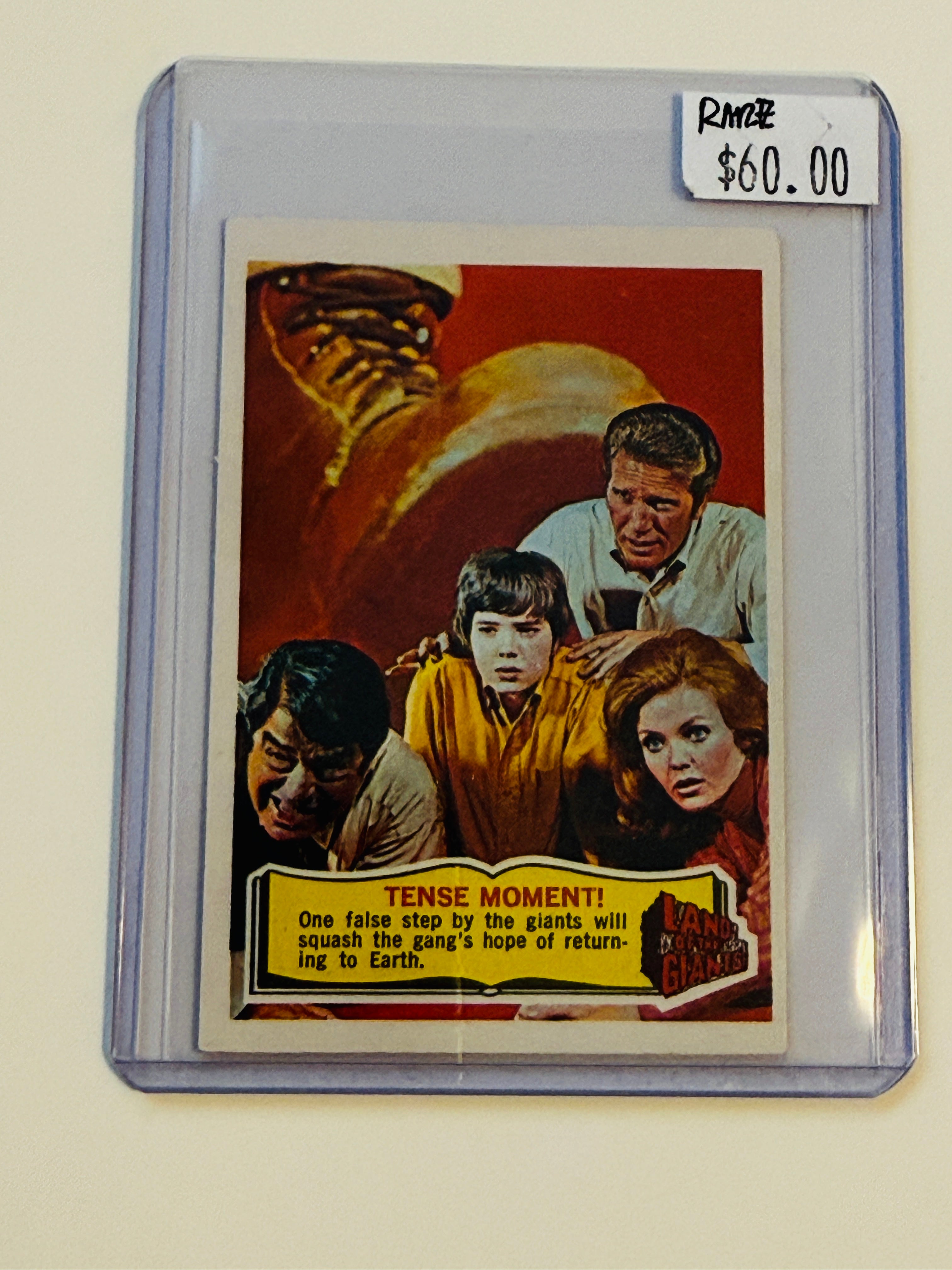 Land of the Giants TV show rare card UK 1968