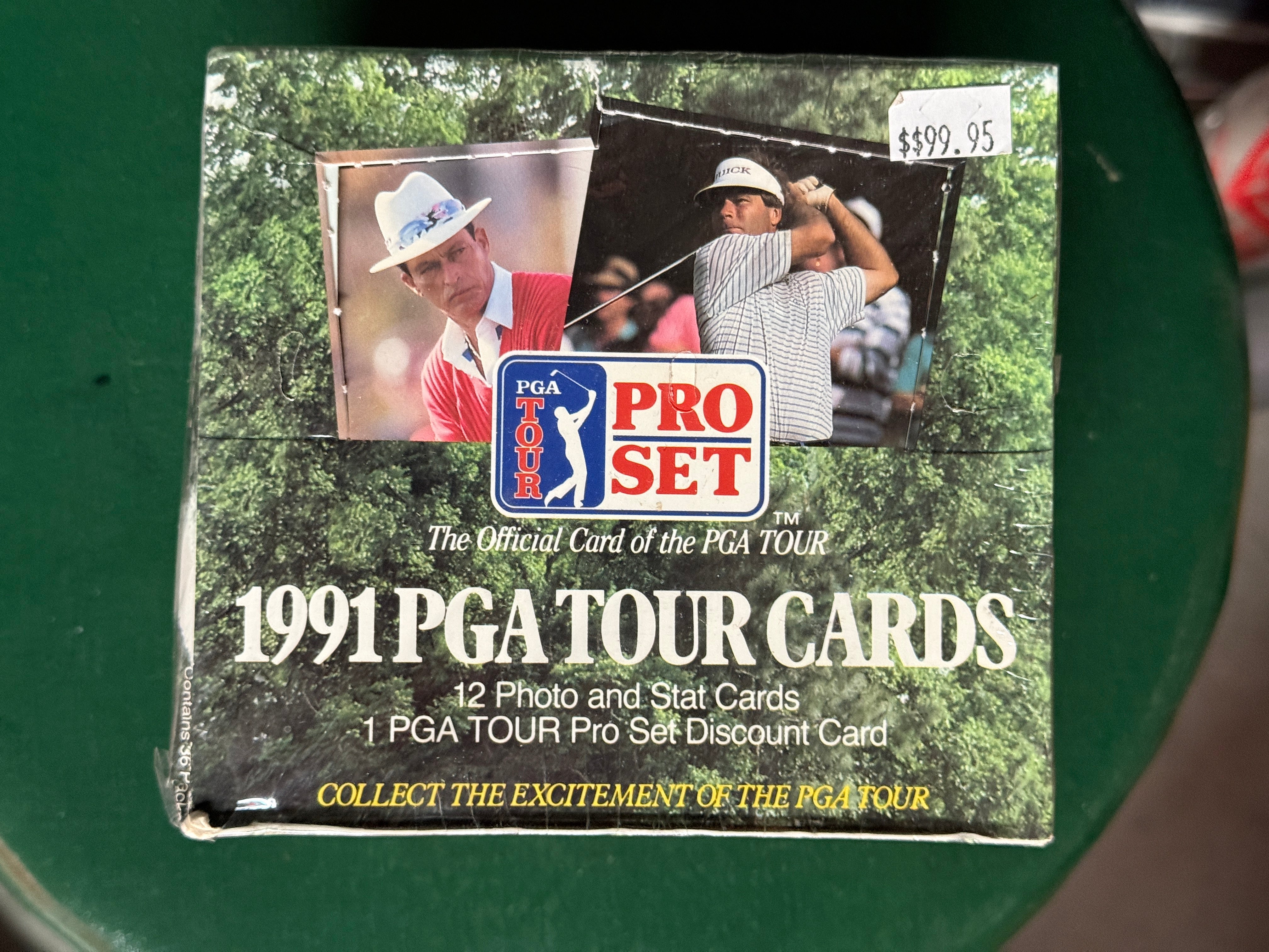 PGA Proset Golf cards 36 packs factory sealed box 1991