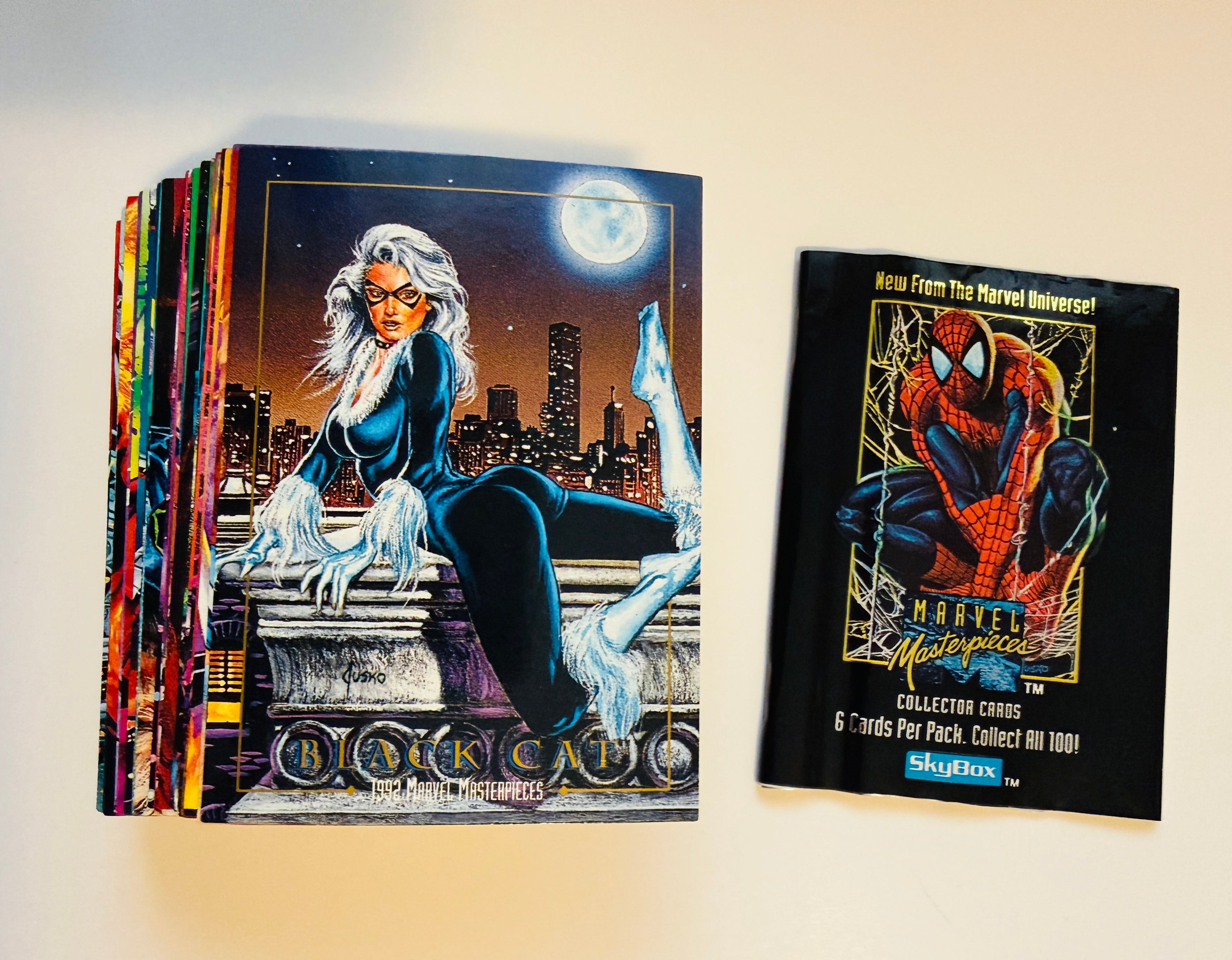 Marvel Masterpieces comic cards rare set 1992