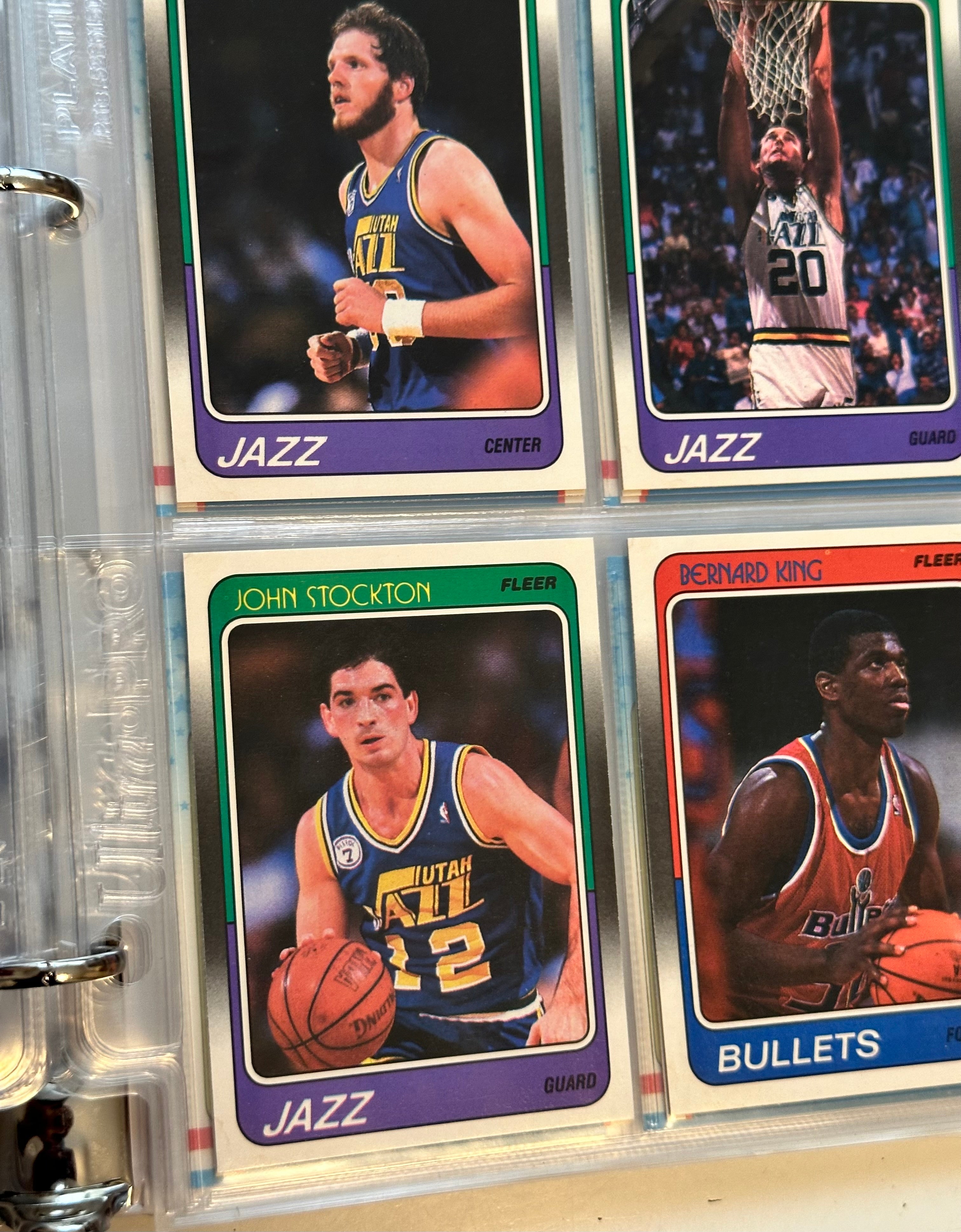 1988 Fleer Basketball cards and stickers high grade NM-Mint (pack pulled)set