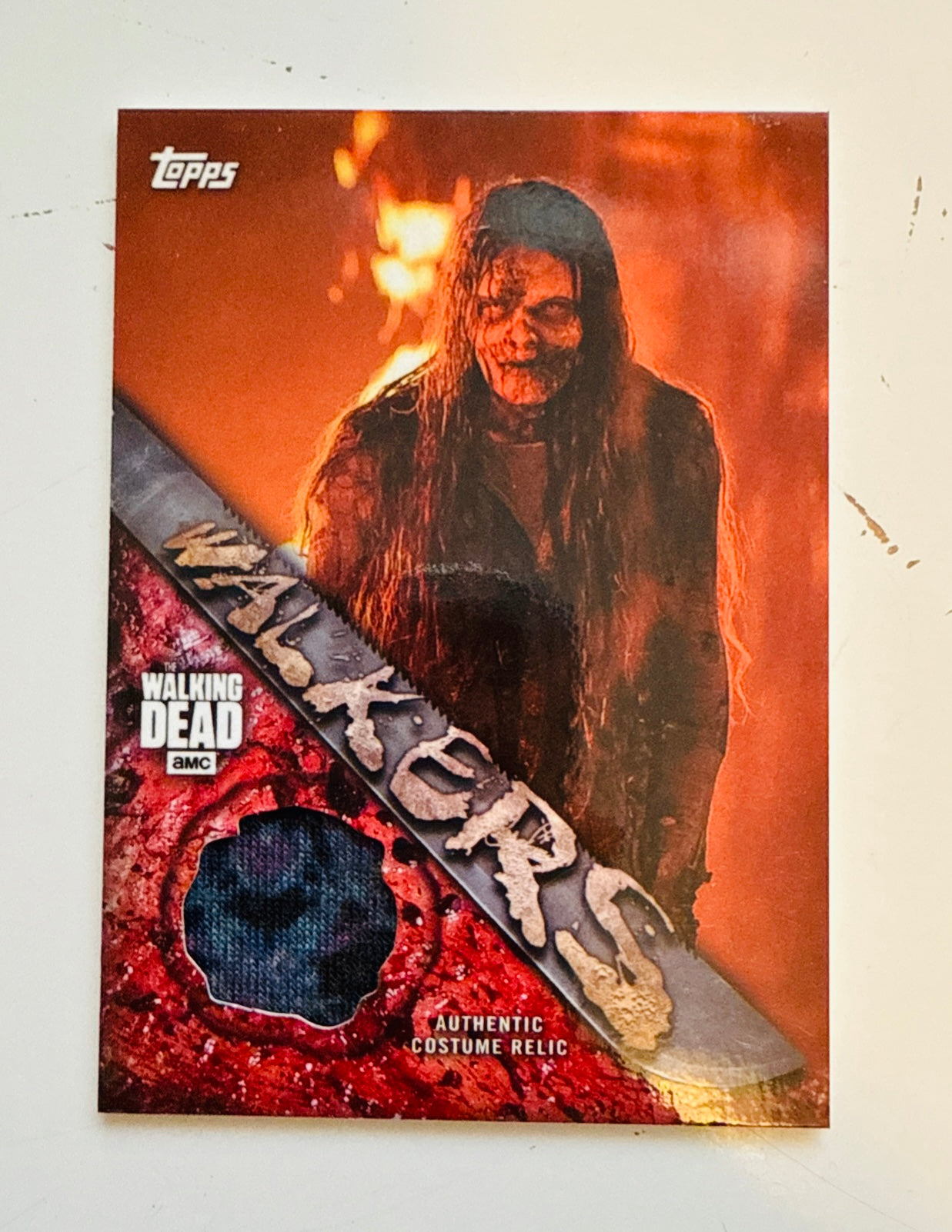Walking dead TV show a rare memorabilia insert card
