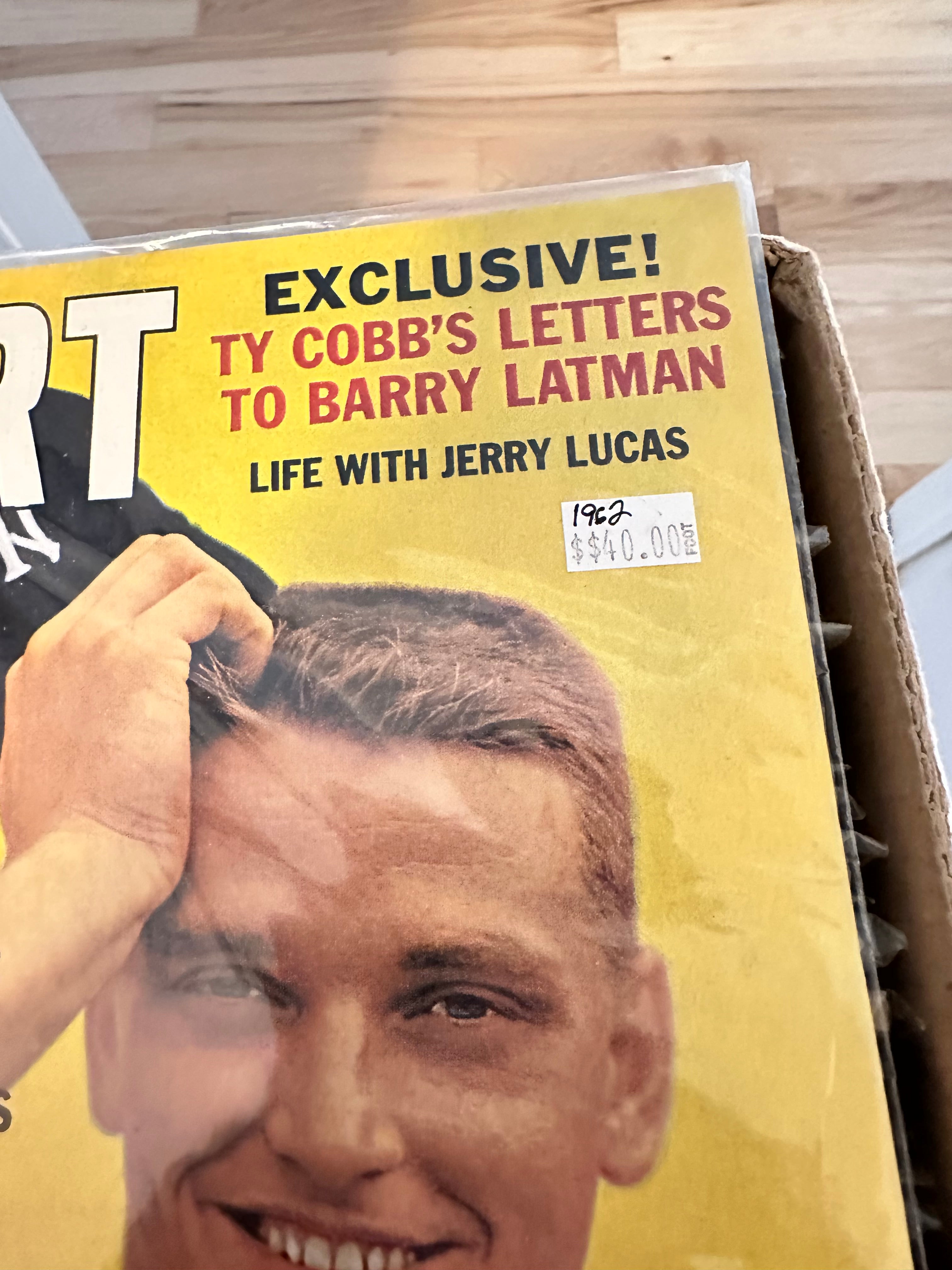 Sport vintage magazine Roger Maris cover 1962