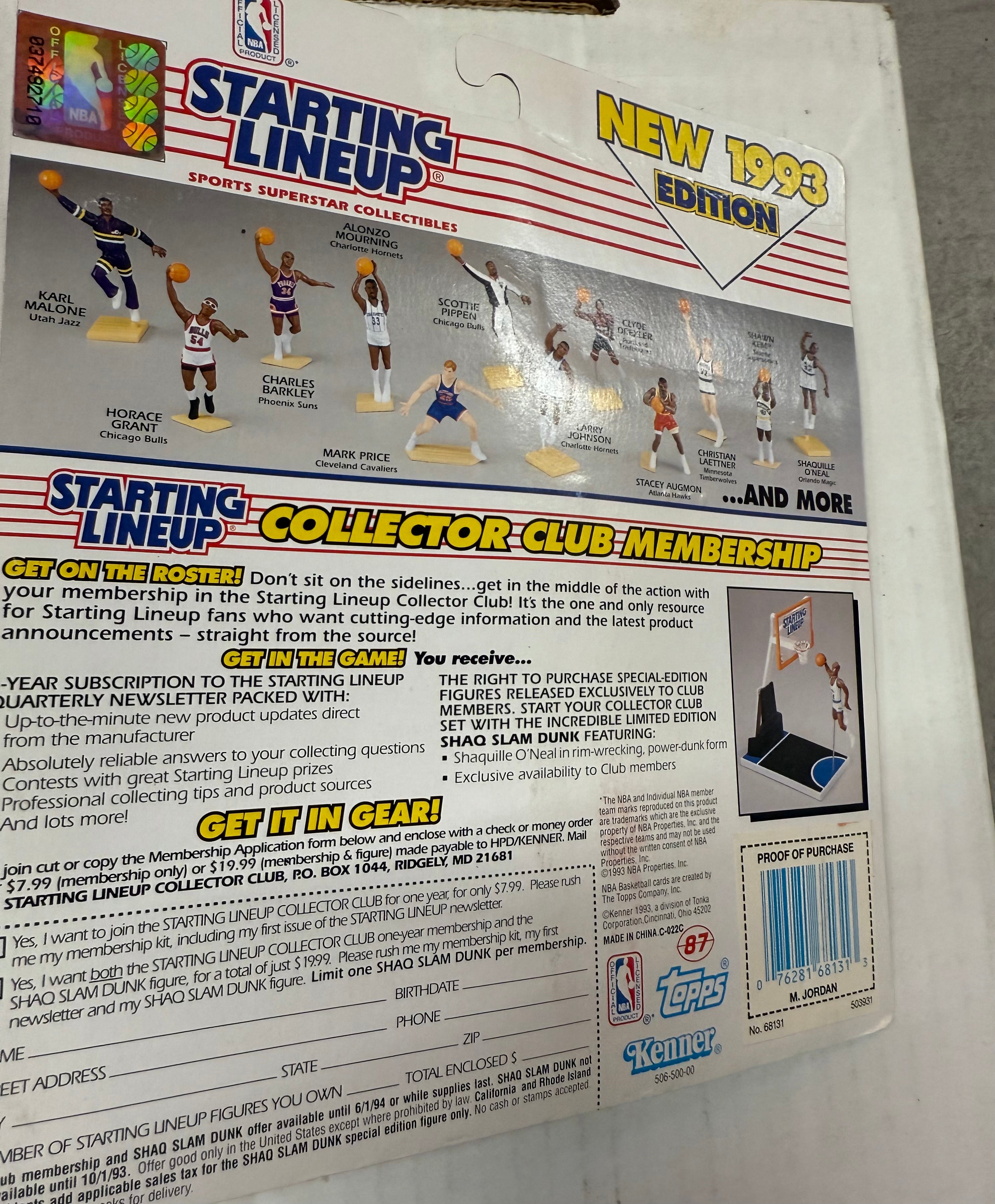 Shaq O’Neill rare rookie starting lineup figure with two rookie cards factory sealed 1992