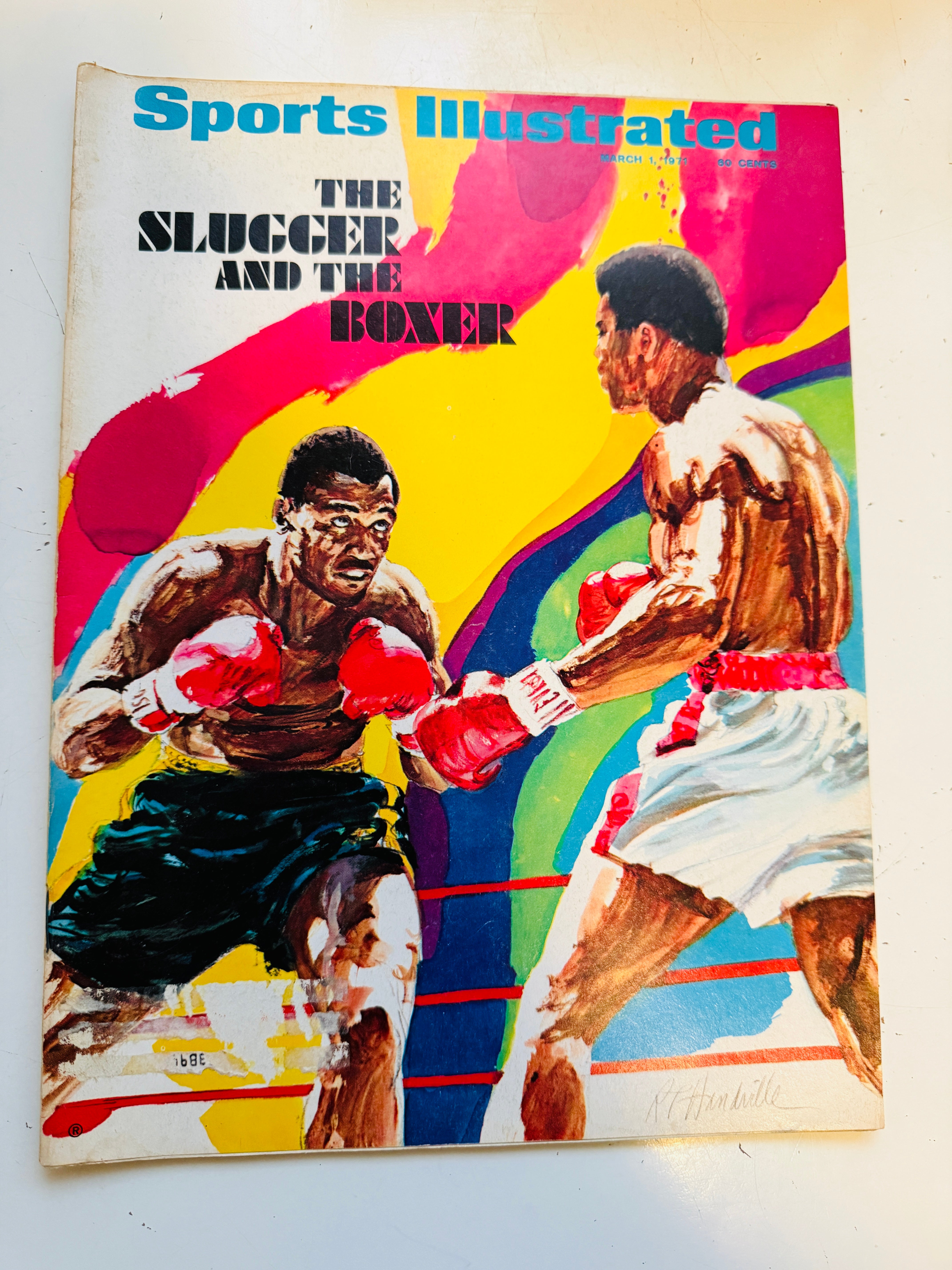 Sports illustrated vintage magazine Muhammad Ali issue 1971