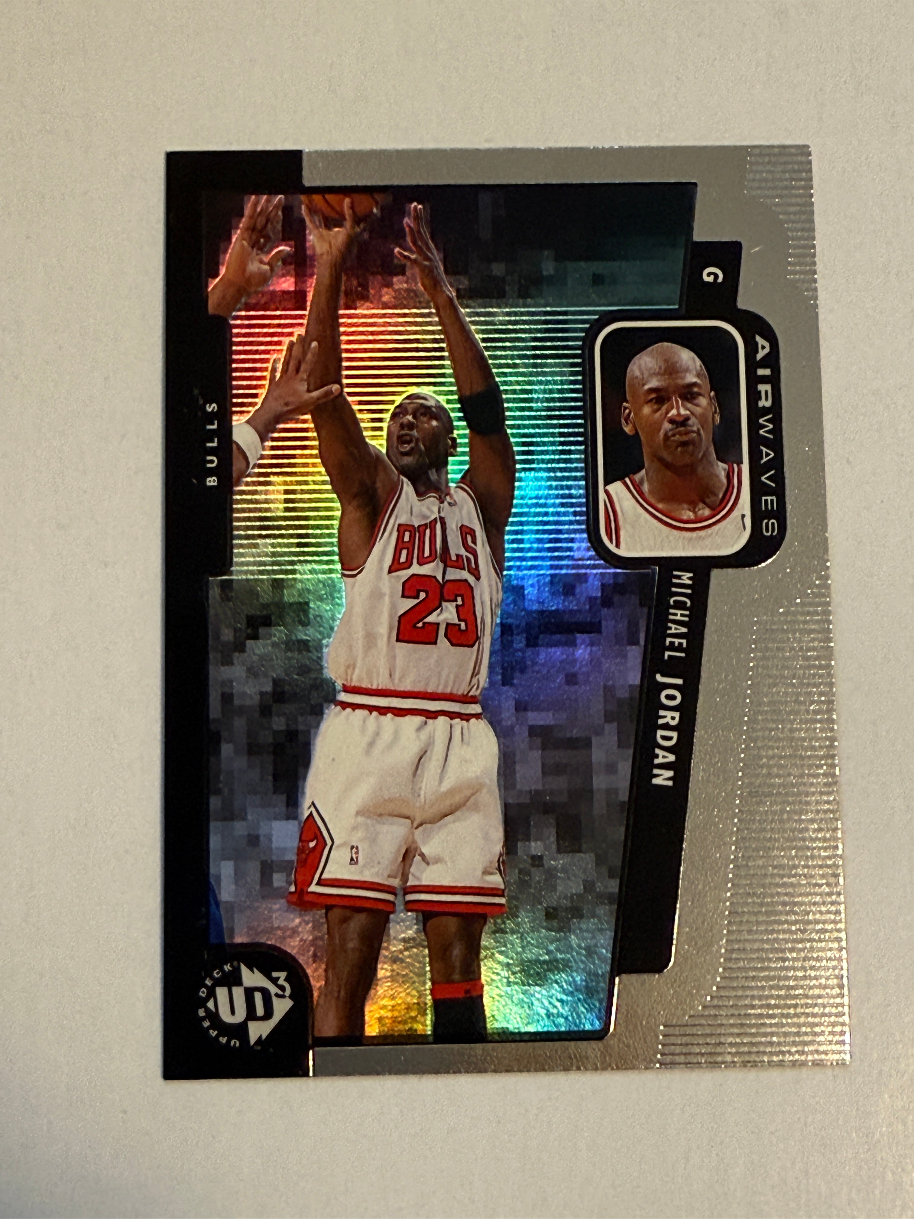 rare upper deck basketball cards Michael Jordan Upper Deck, UD3 rare sample promo basketball card 1998