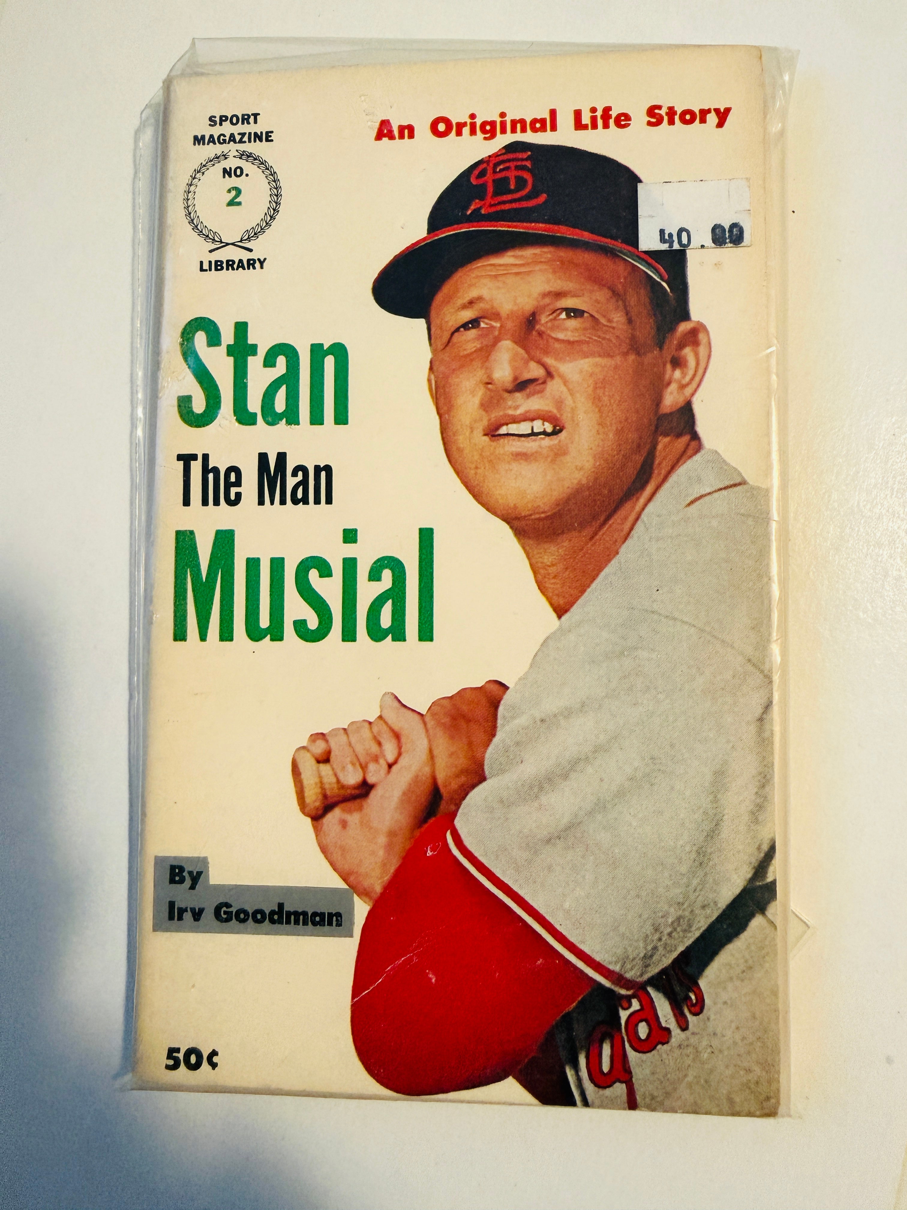 Stan Musial vintage pocket book 1961