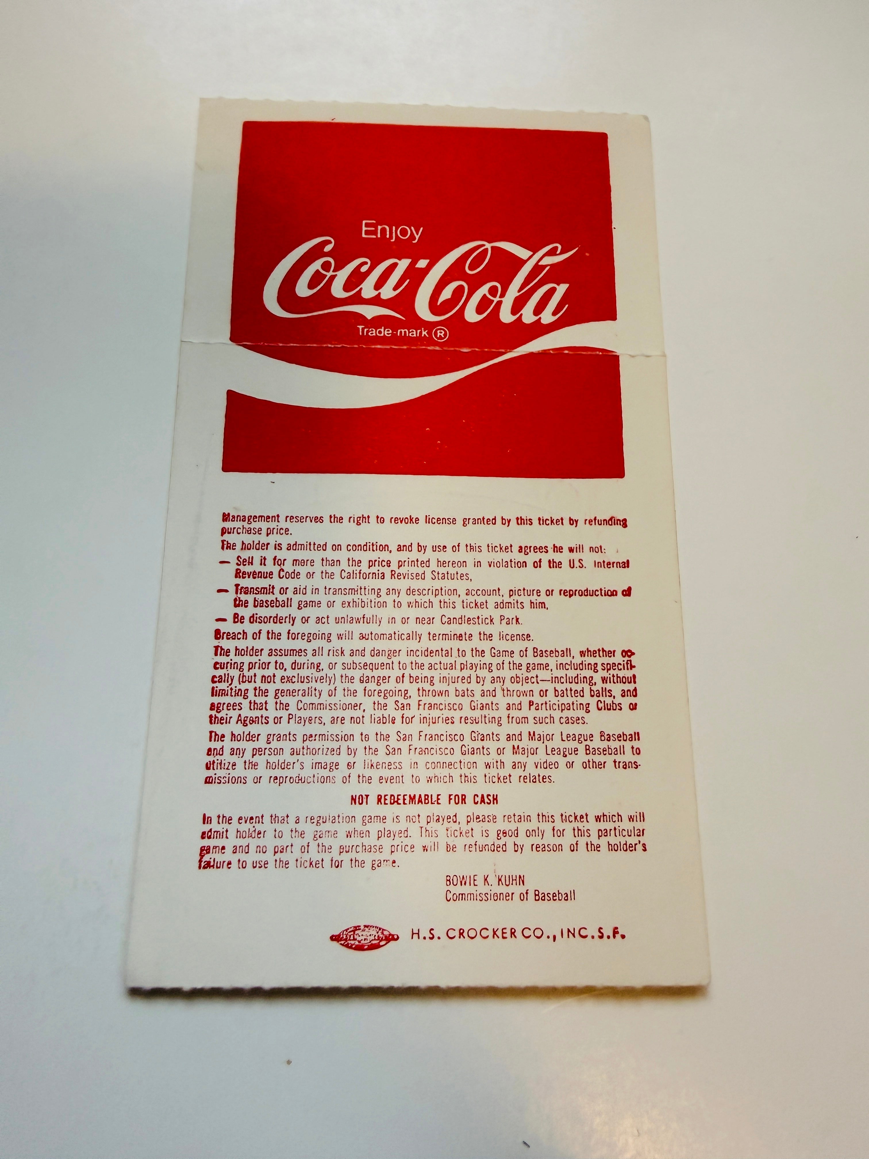 1984 baseball All-Star game ticket stub